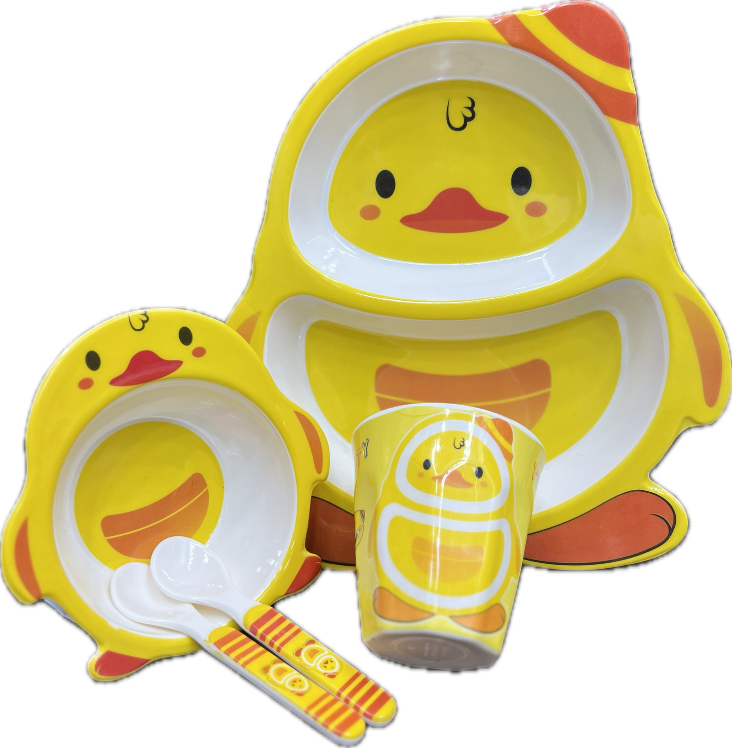 5pcs Imported Duck Kids Cutlery Set