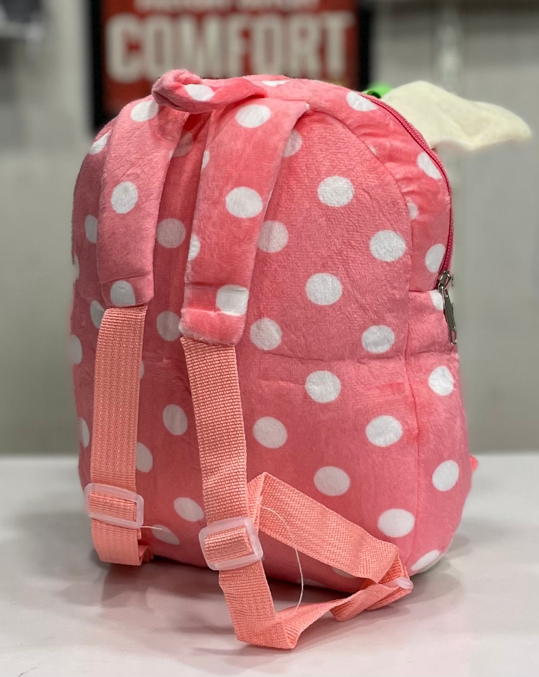 Baby Stuffed Toy School Bag - Pink Doll