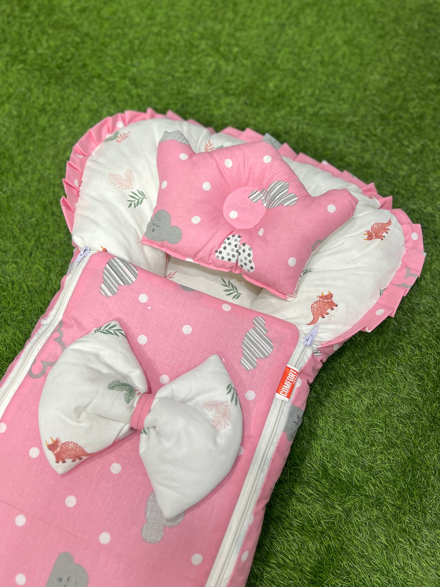 Butterfly Bow Carry Nest (Cute Pink)