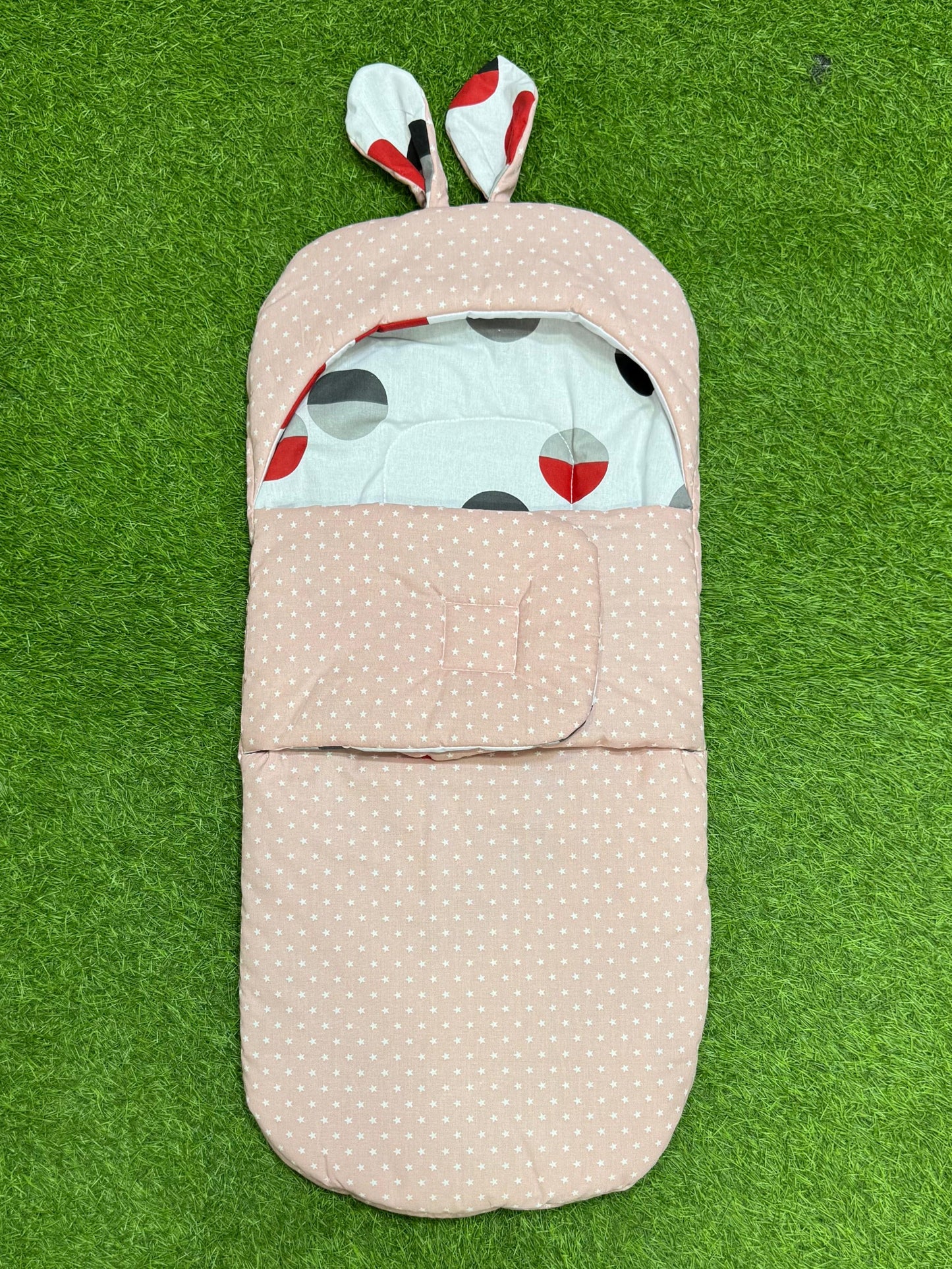Rabbit Swaddle Cotton (Peach)