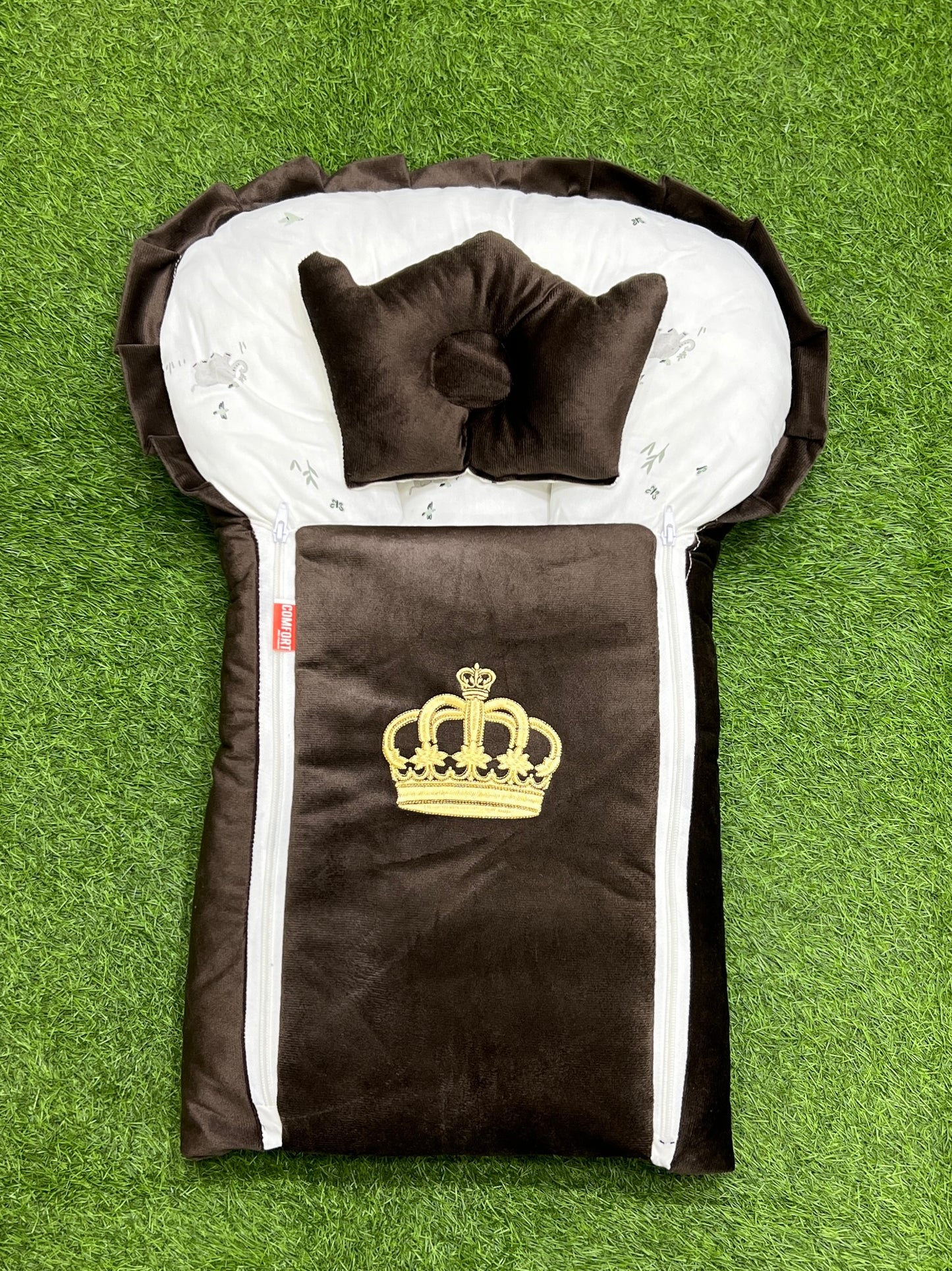 Luxury Turkish Crown Velvet Carry Nest Premium Series