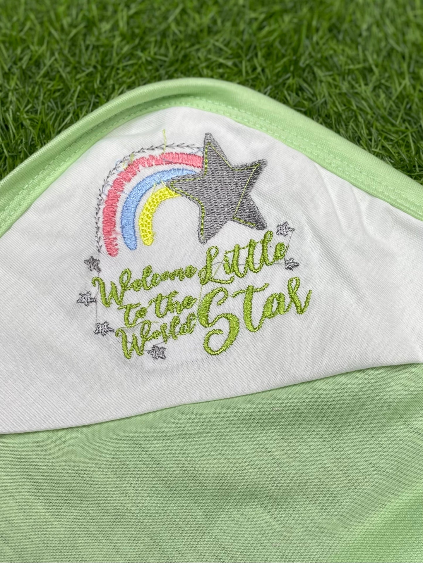7pcs Little Stars newborn starter set - green