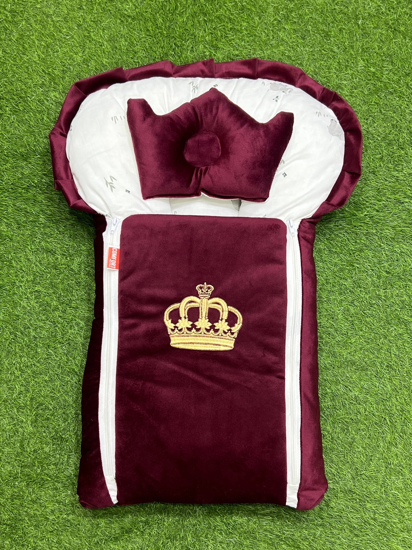 Luxury Turkish Crown Velvet Carry Nest Premium Series
