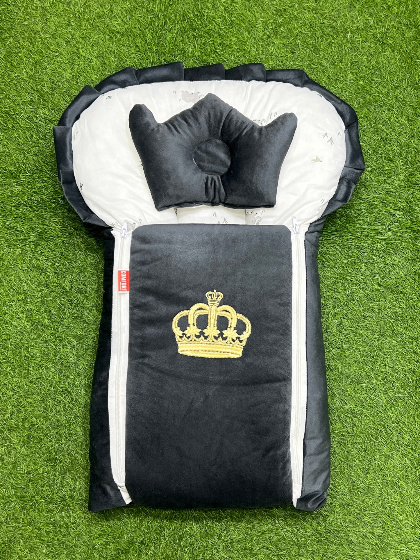 Luxury Turkish Crown Velvet Carry Nest Premium Series