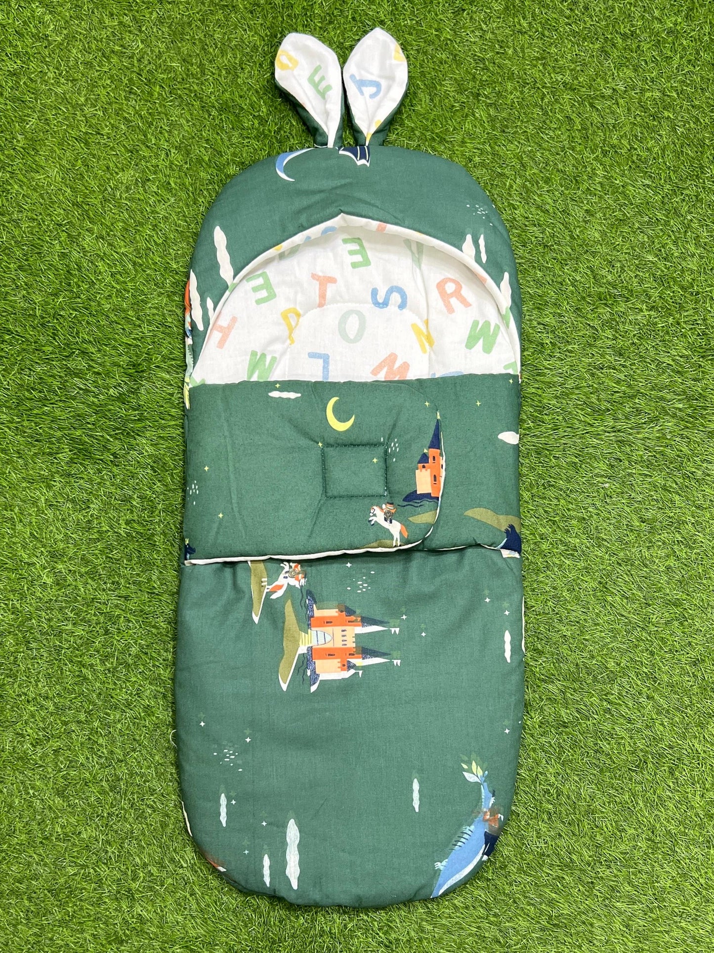 Rabbit Swaddle Cotton (Green)