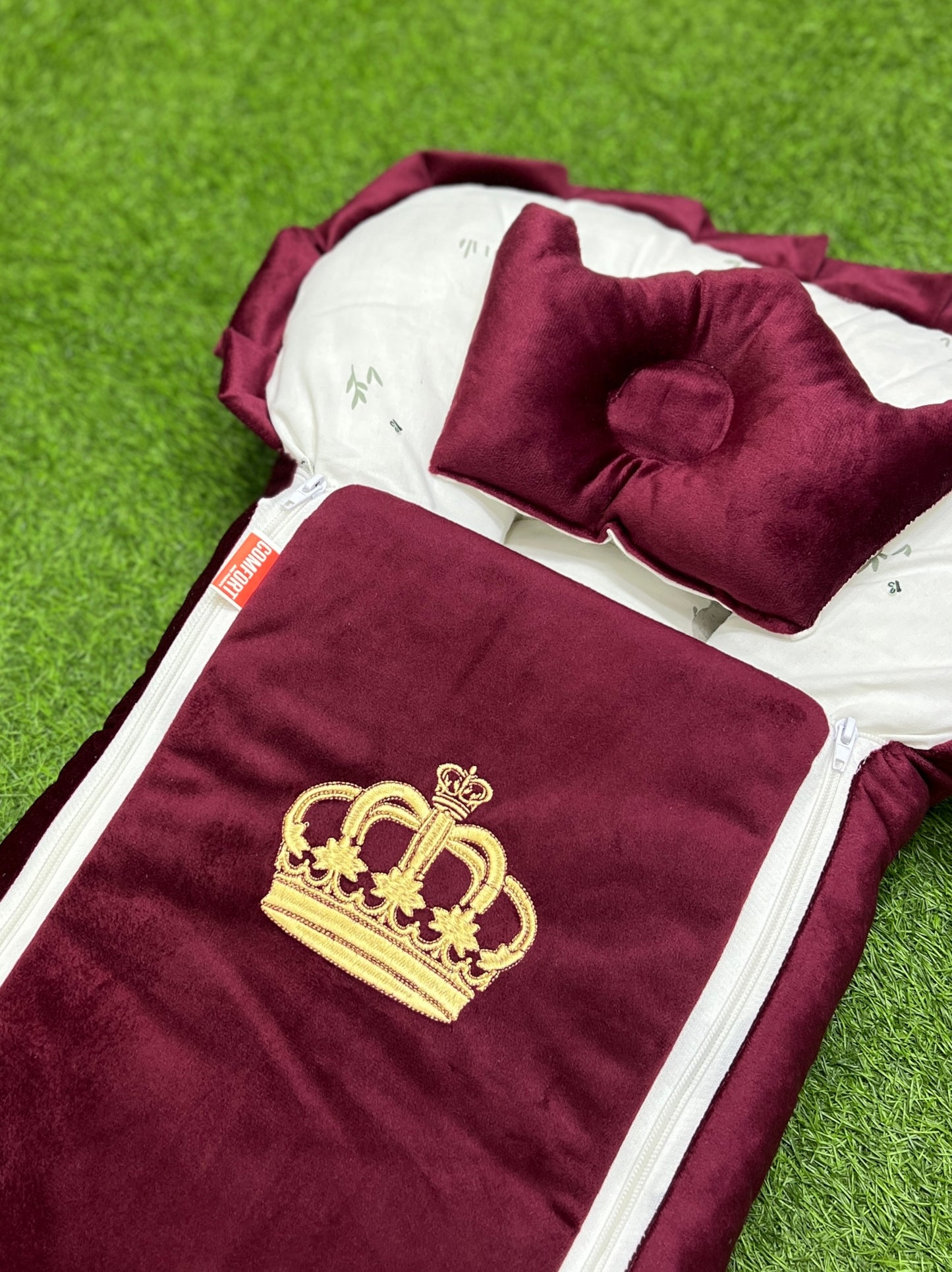 Luxury Turkish Crown Velvet Carry Nest Premium Series