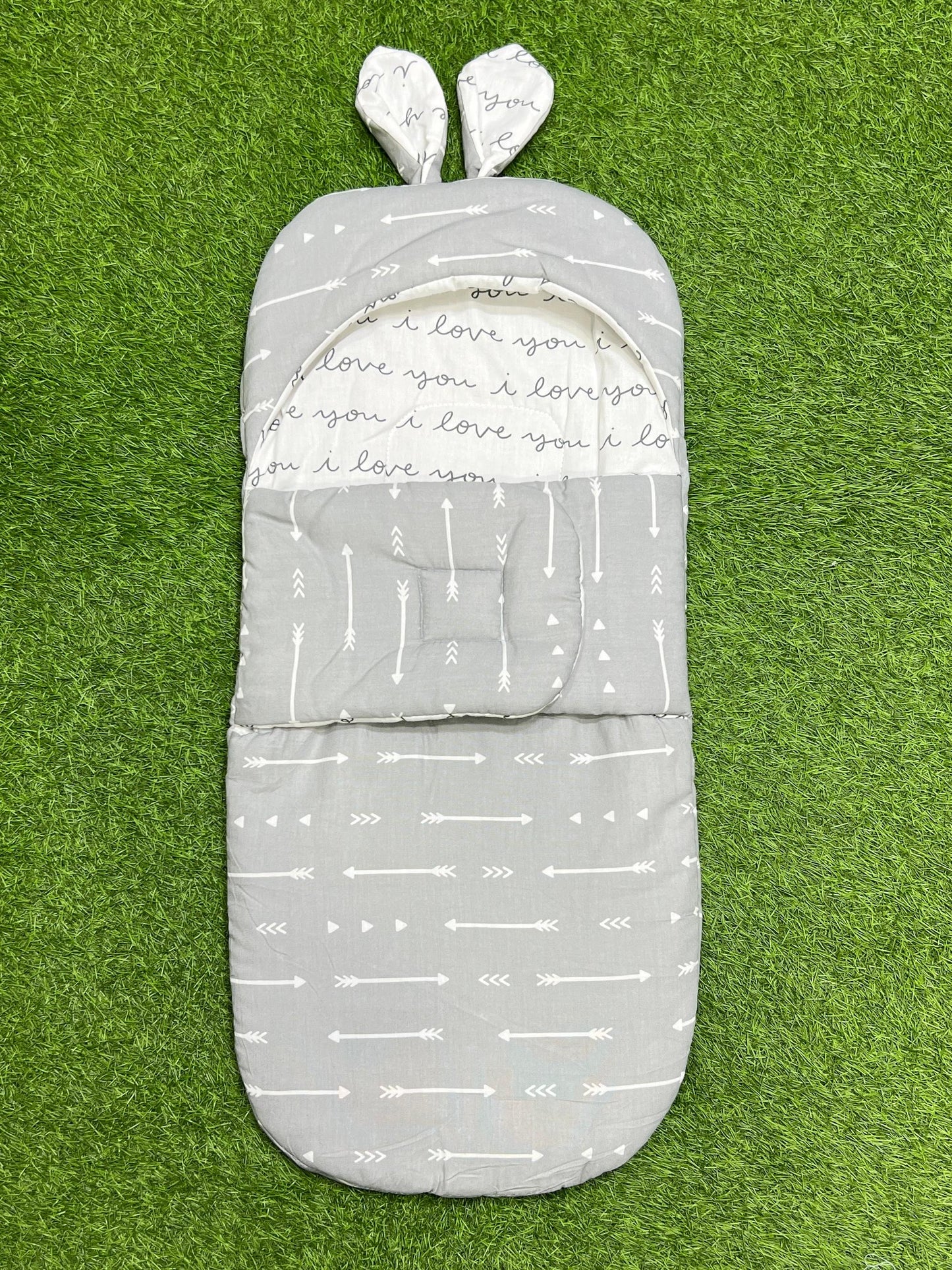 Rabbit Swaddle Cotton (Elegant Grey)
