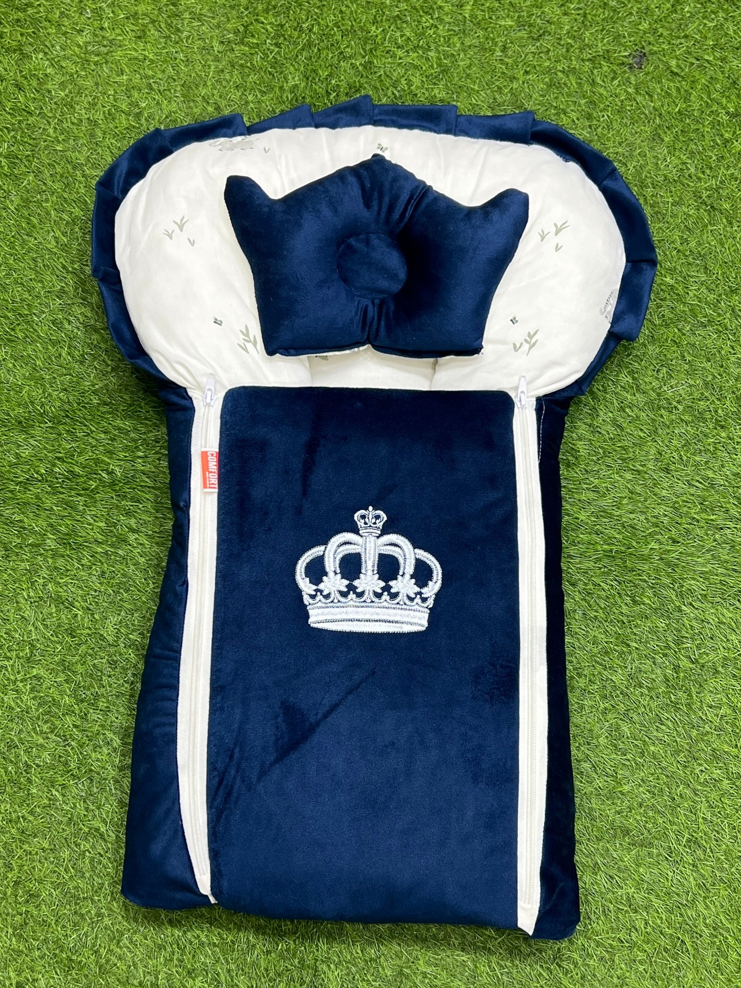 Luxury Turkish Crown Velvet Carry Nest Premium Series