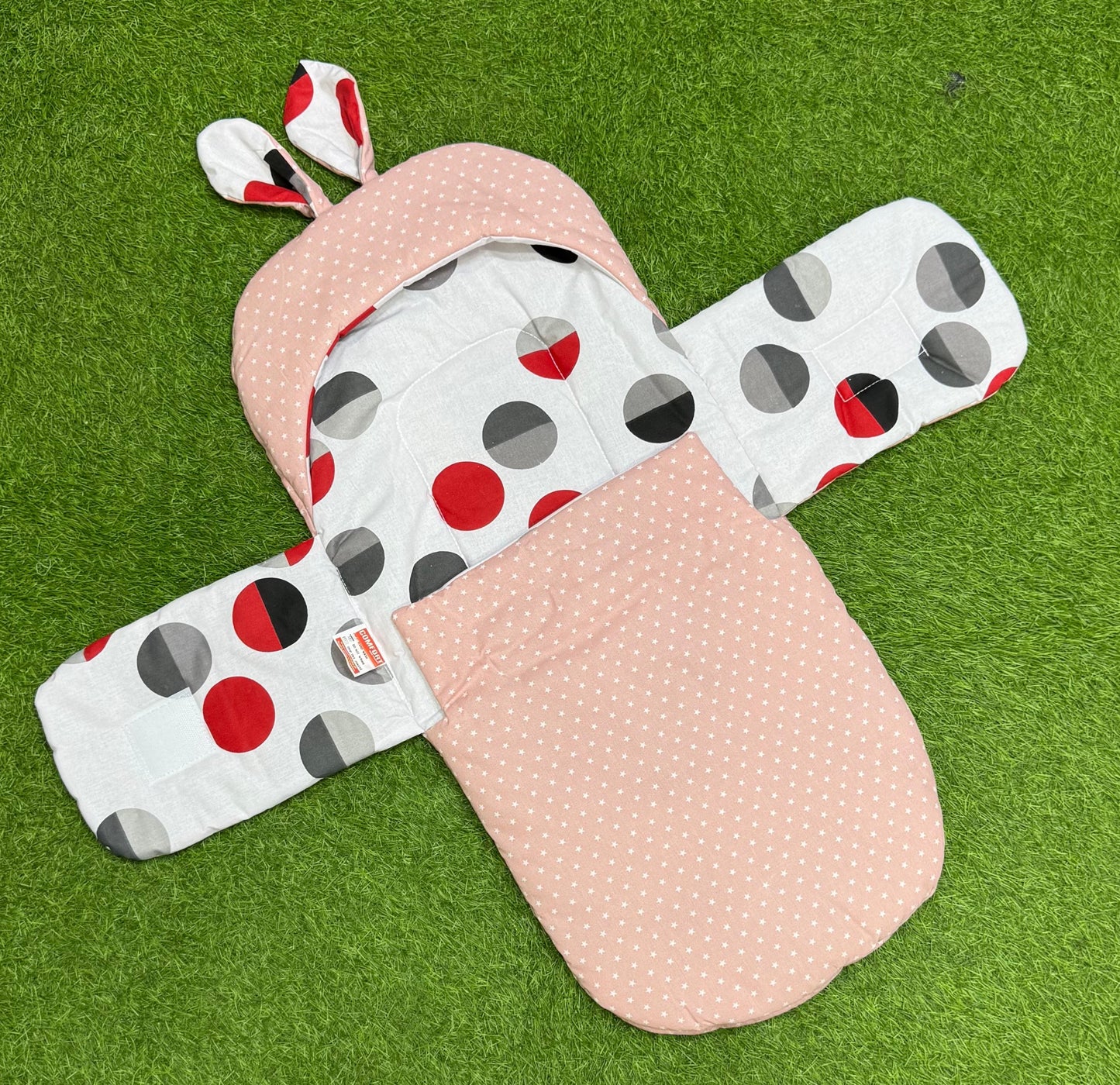 Rabbit Swaddle Cotton (Peach)