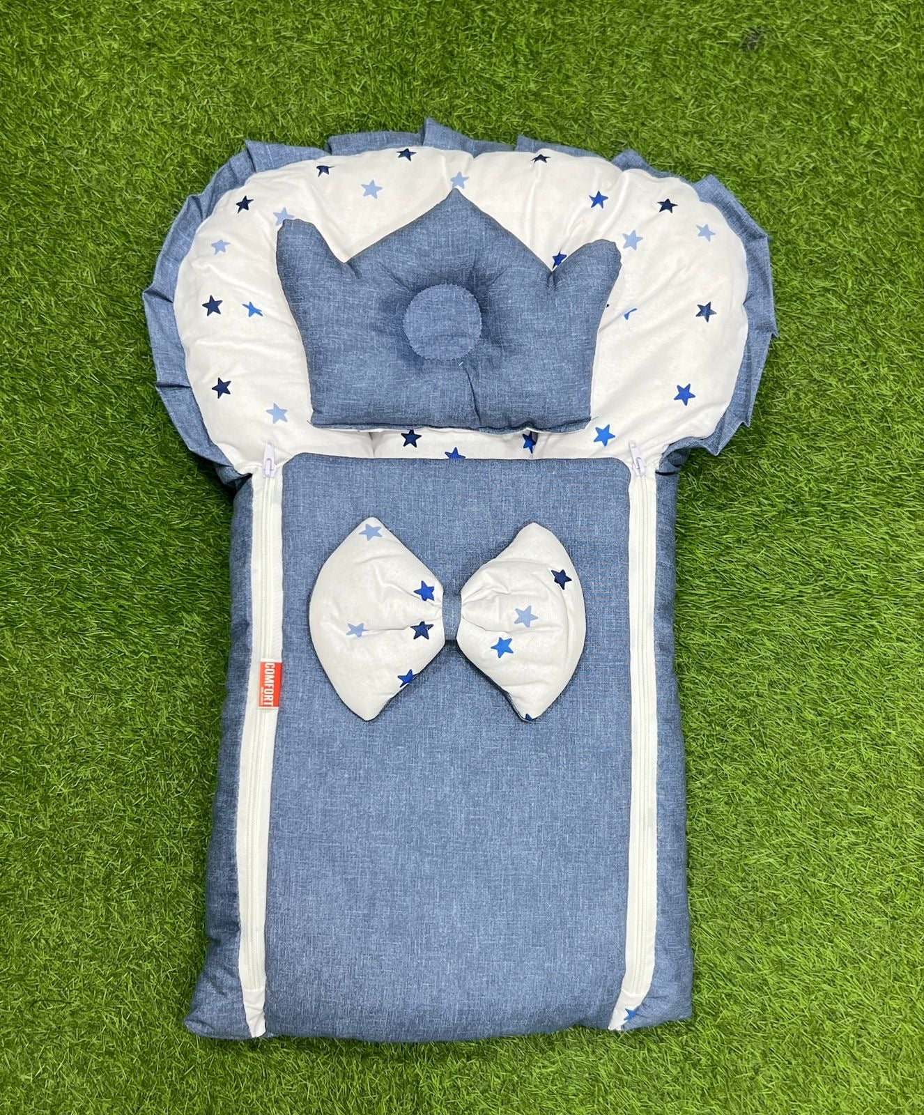 Butterfly Bow Carry Nest (Blue)