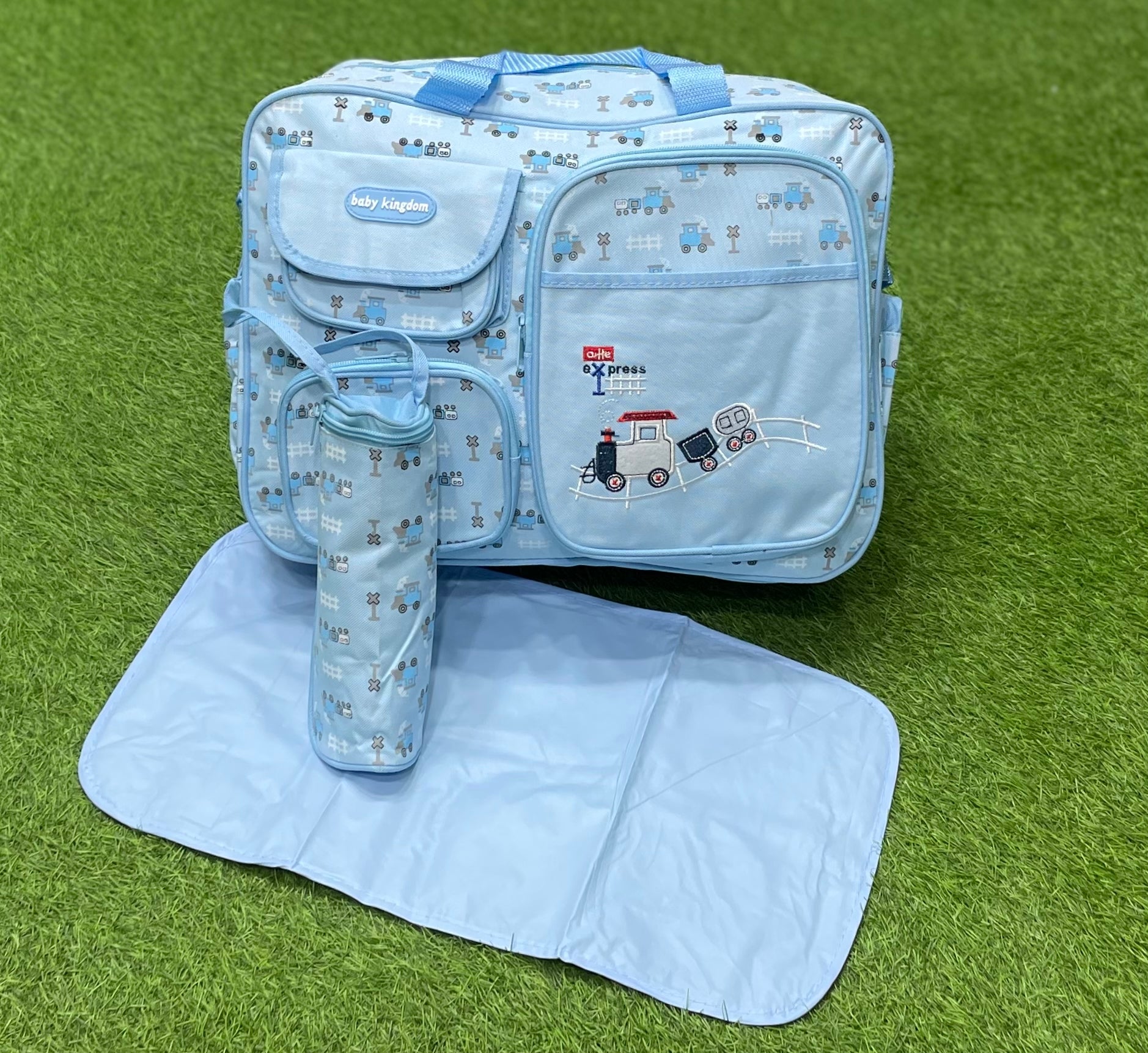 Imported Newborn 3pcs Maternity Bag Set Blue
