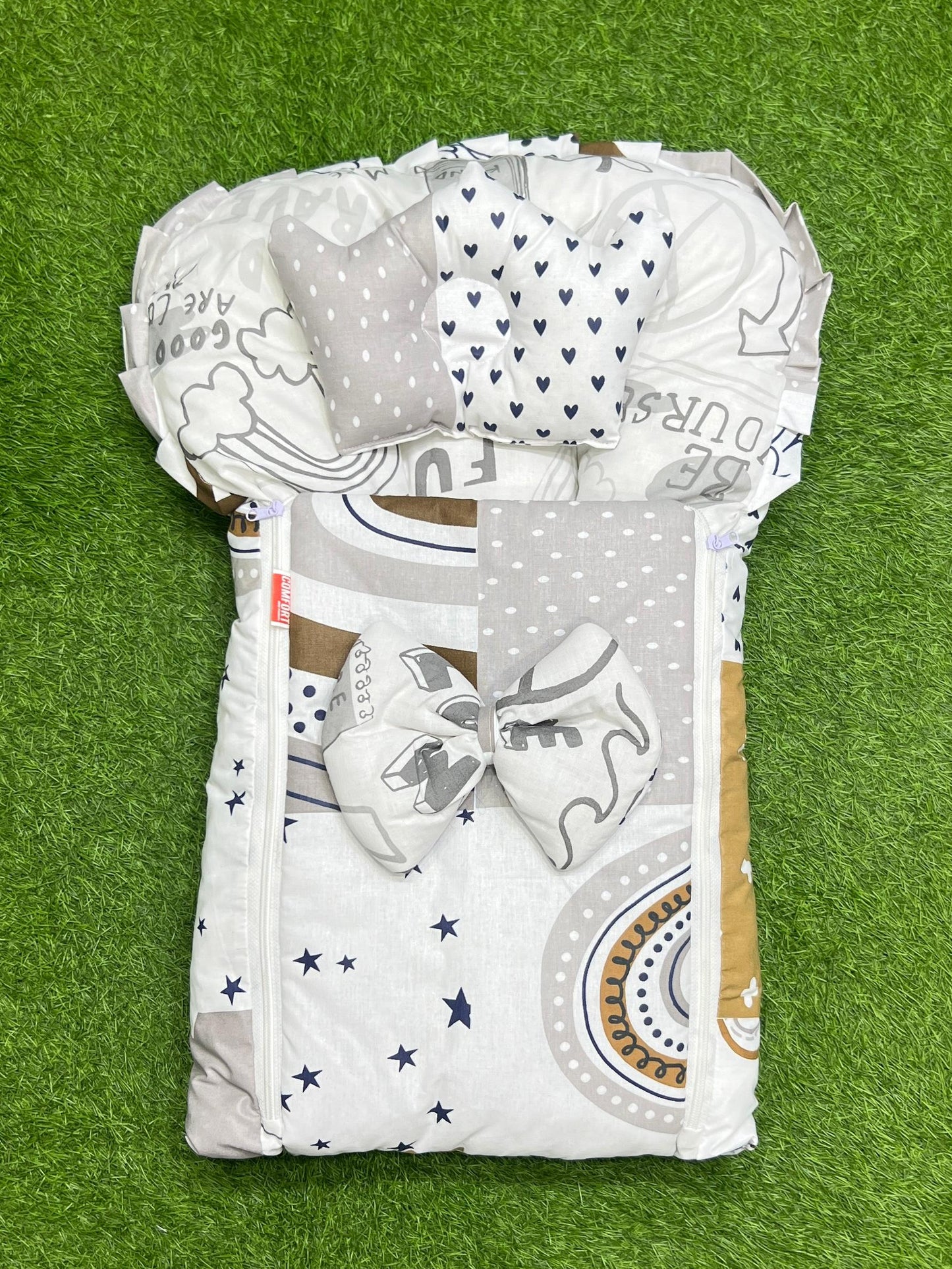 Butterfly Bow Carry Nest (Ocean White)