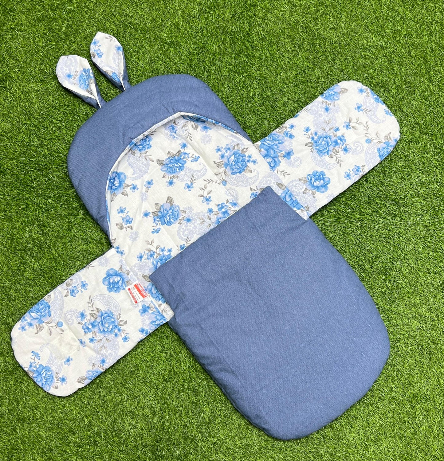 Rabbit Swaddle Cotton (Blue)