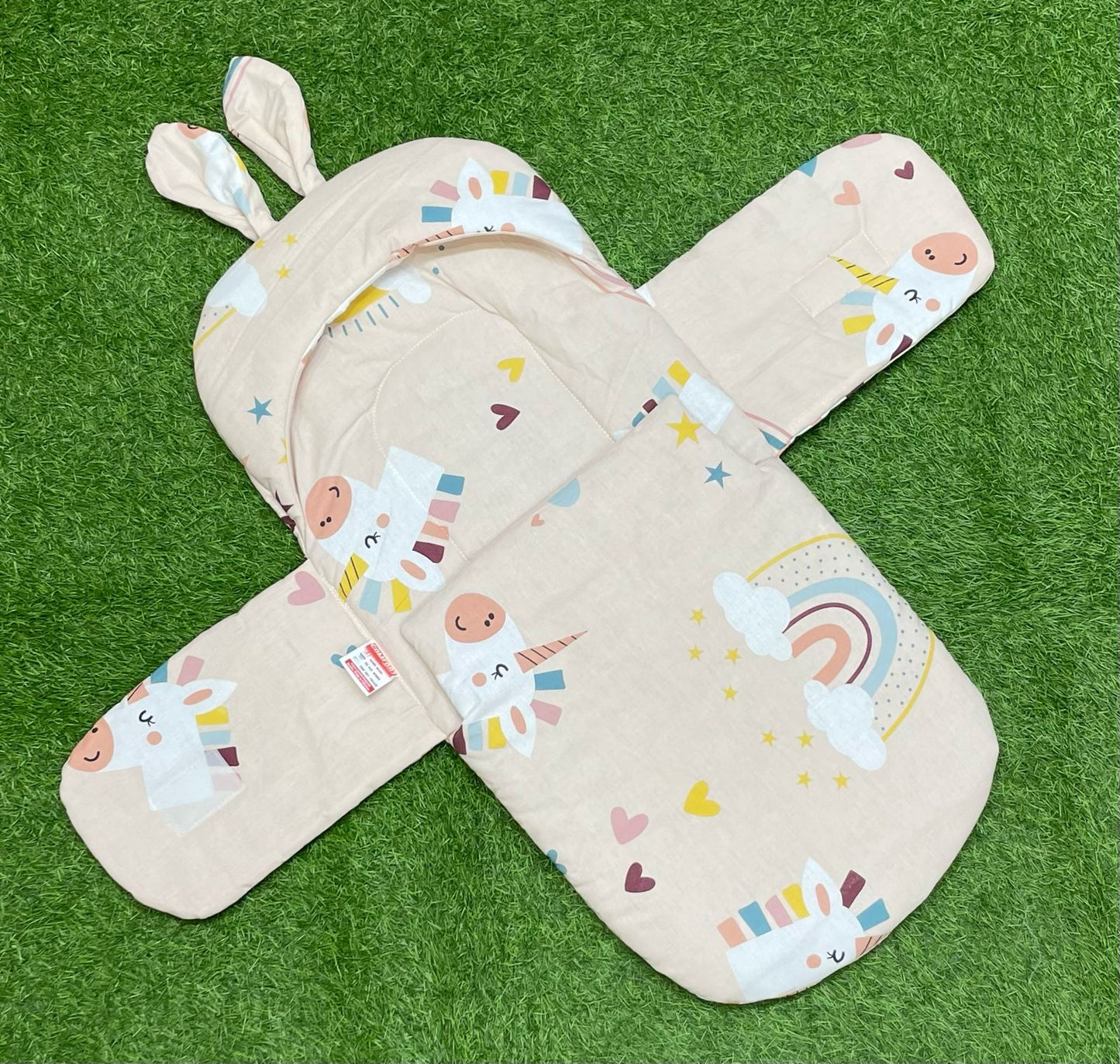 Rabbit Swaddle Cotton (Peach Colour)