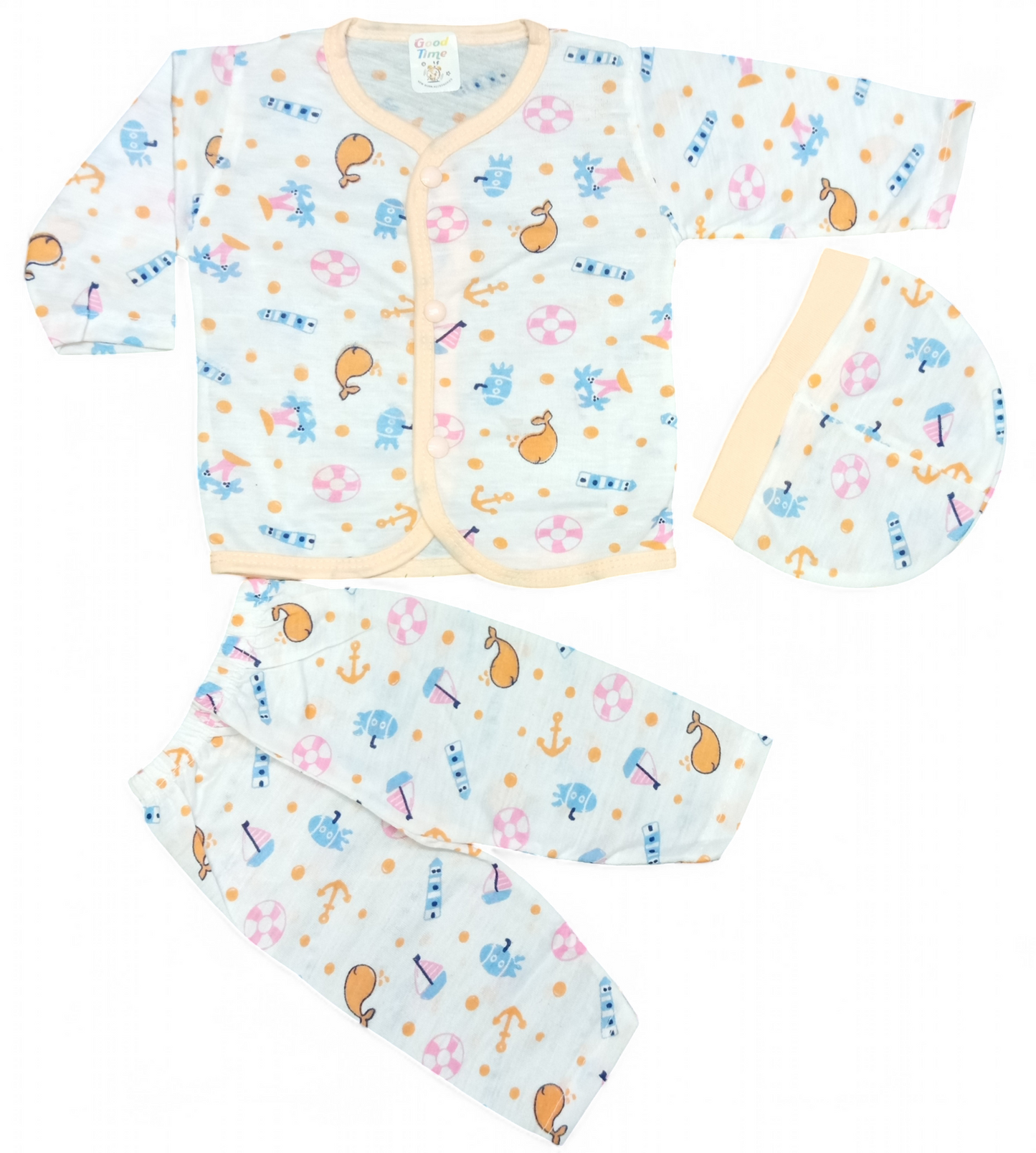 Baby 3-Piece Cotton Suit Set | Soft & Comfortable Infant Wear