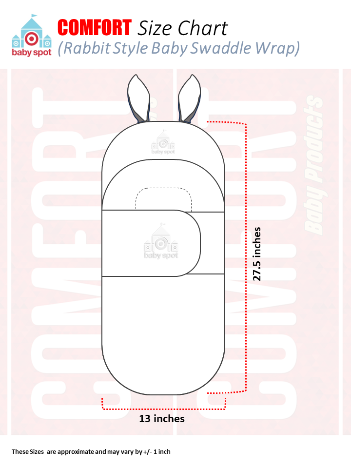 Rabbit Swaddle Cotton (pink cloud)