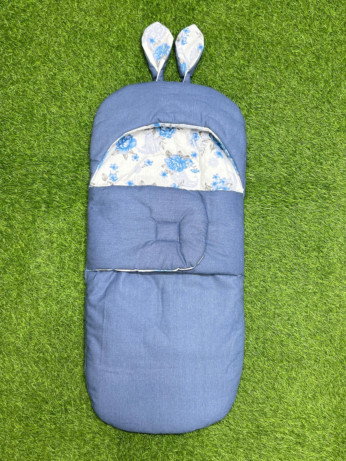 Rabbit Swaddle Cotton (Blue)