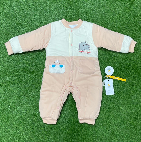 Premium Quality Imported Winter Rompers (peachy pink)