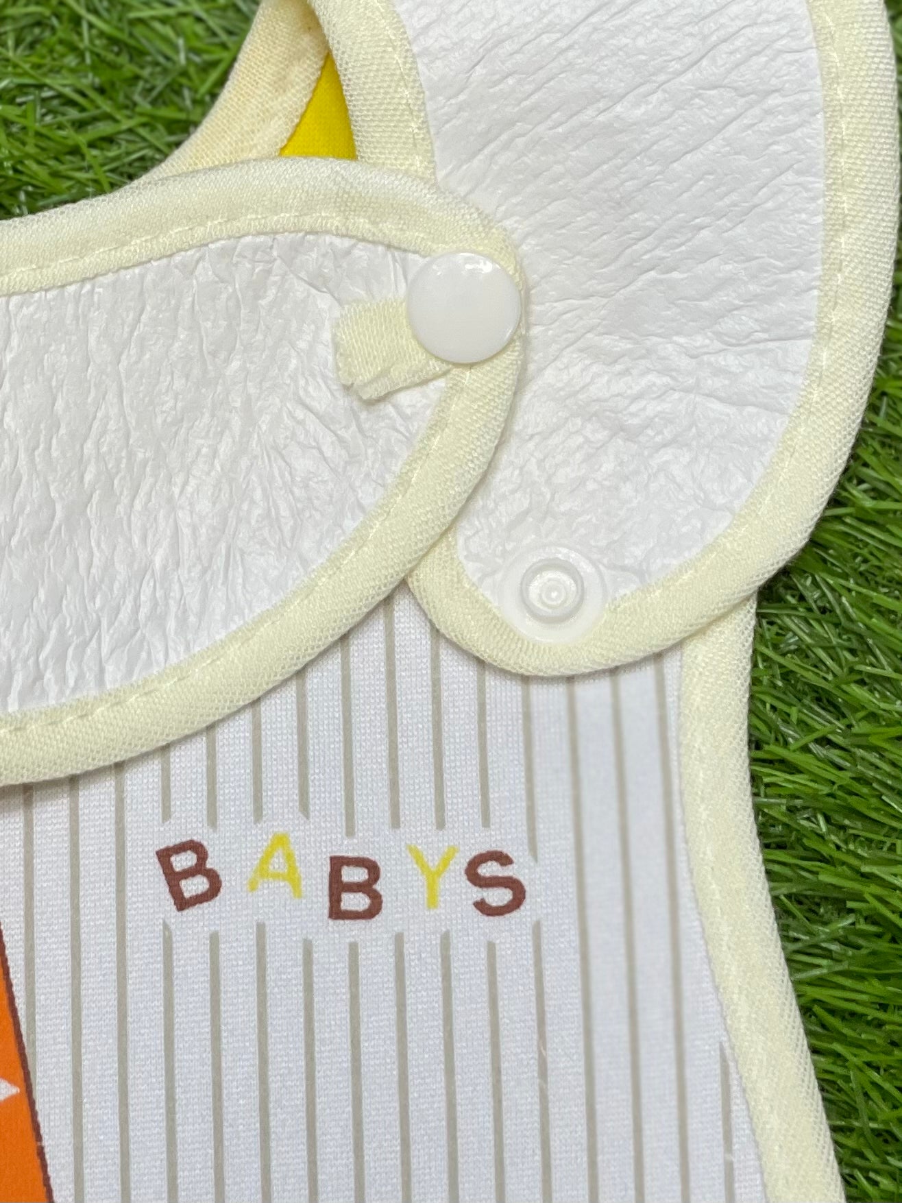 Baby Lollipop Printed Bib - Lemon