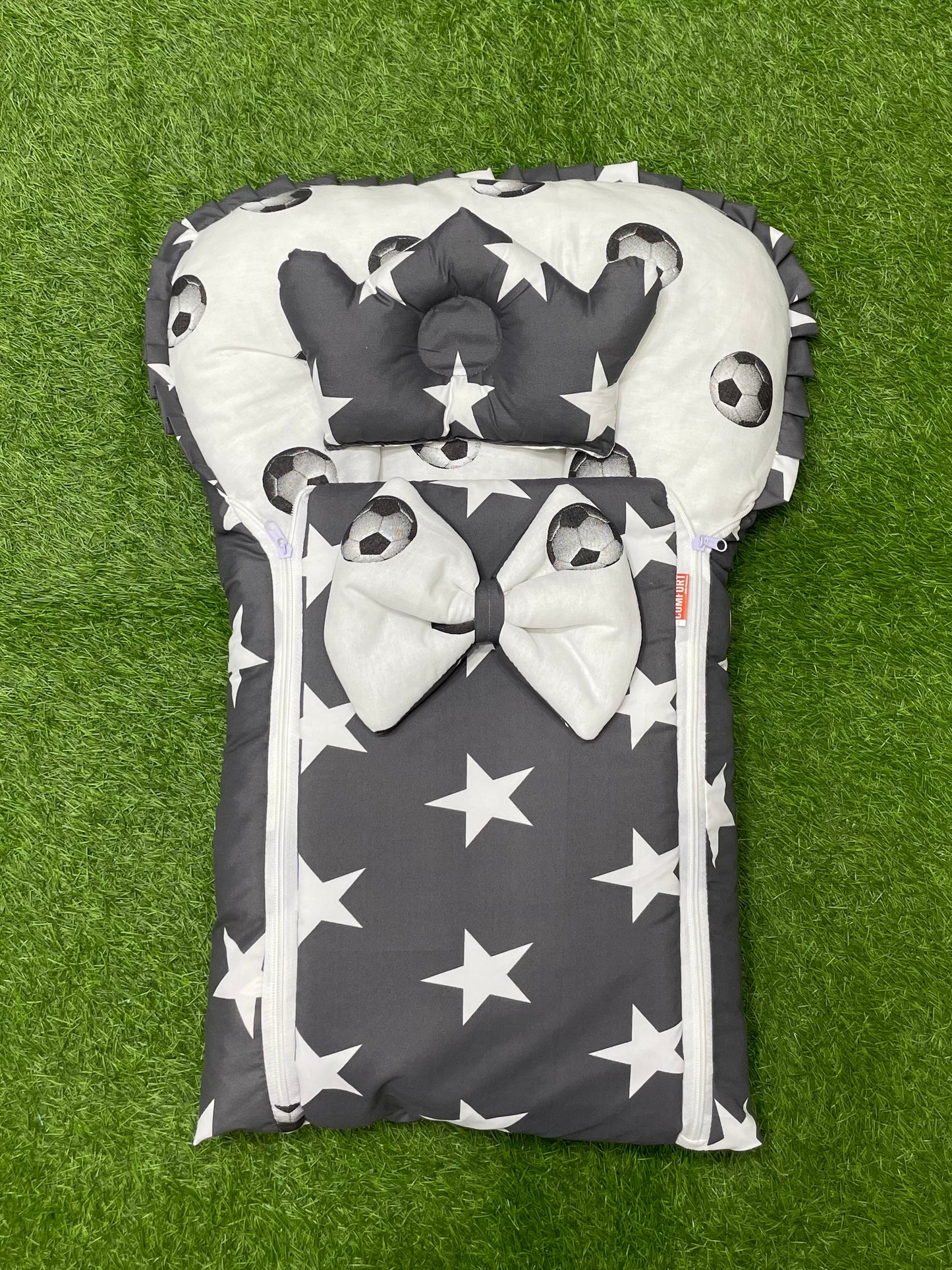 Butterfly Bow Carry Nest (Star Grey)