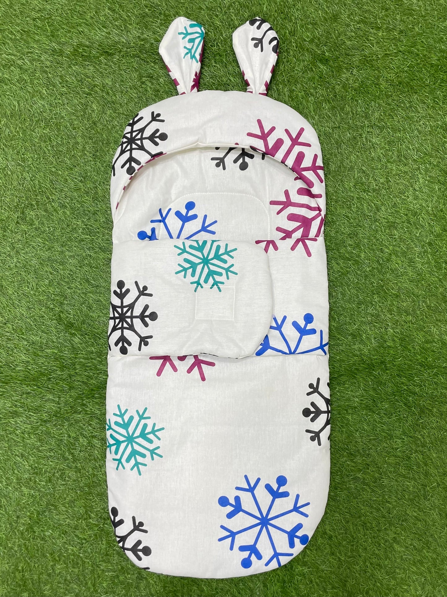 Rabbit swaddle cotton (White Snow)