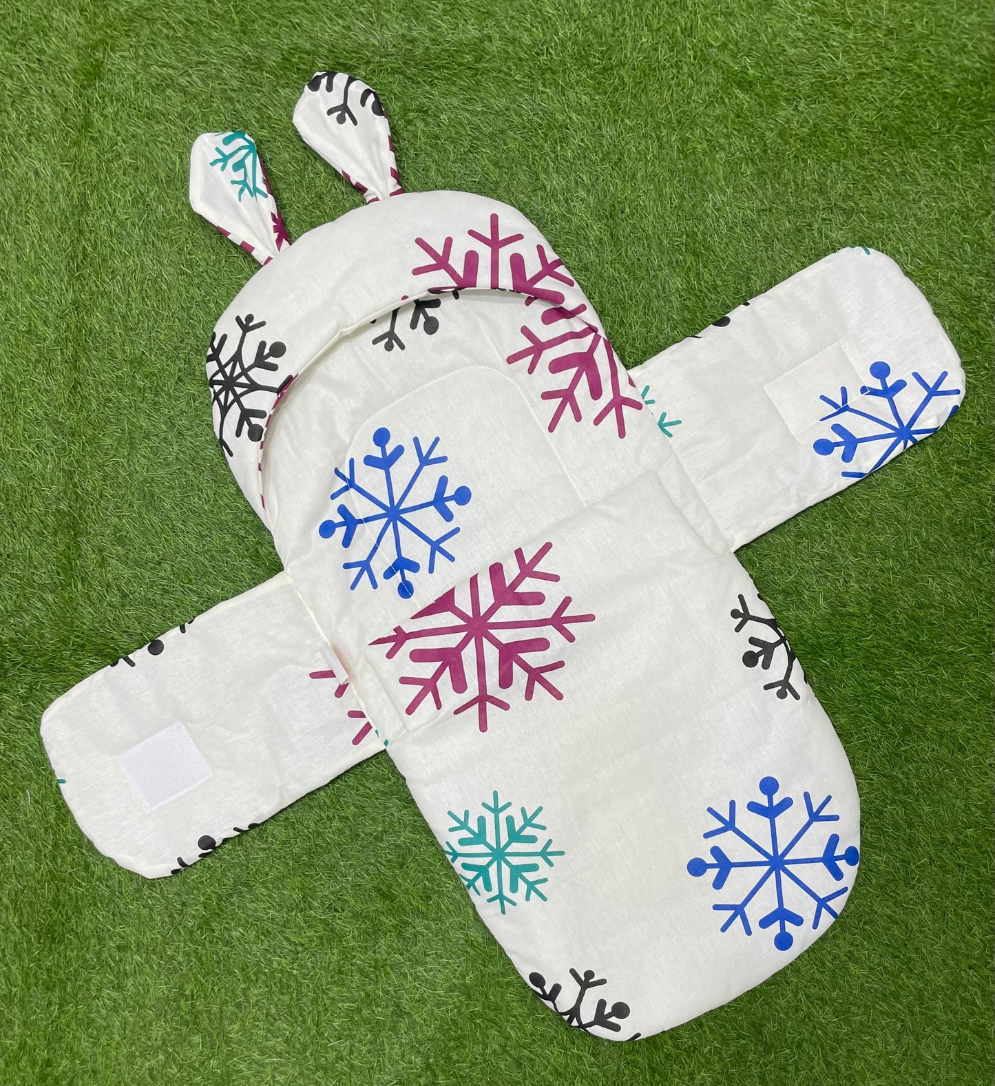 Rabbit swaddle cotton (White Snow)