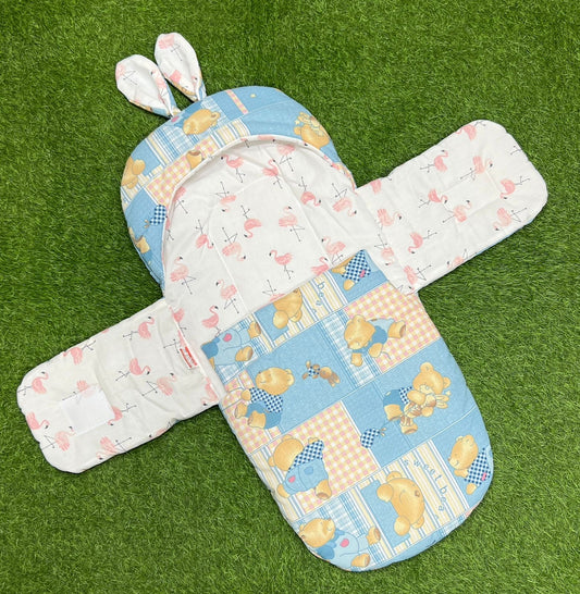 Rabbit Swaddle Cotton (Blue)