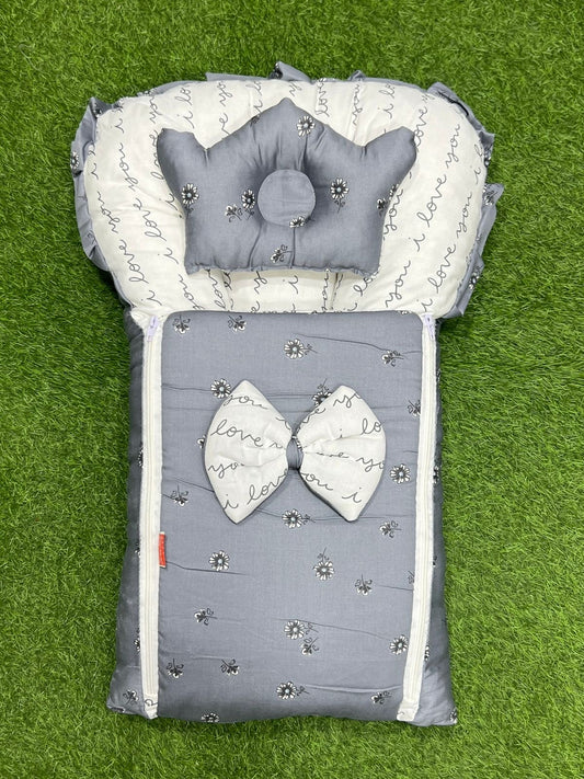 Butterfly Bow Carry Nest (Grey Legend)*