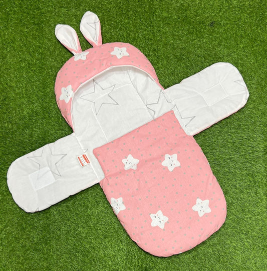 Rabbit Swaddle Cotton (Pink)