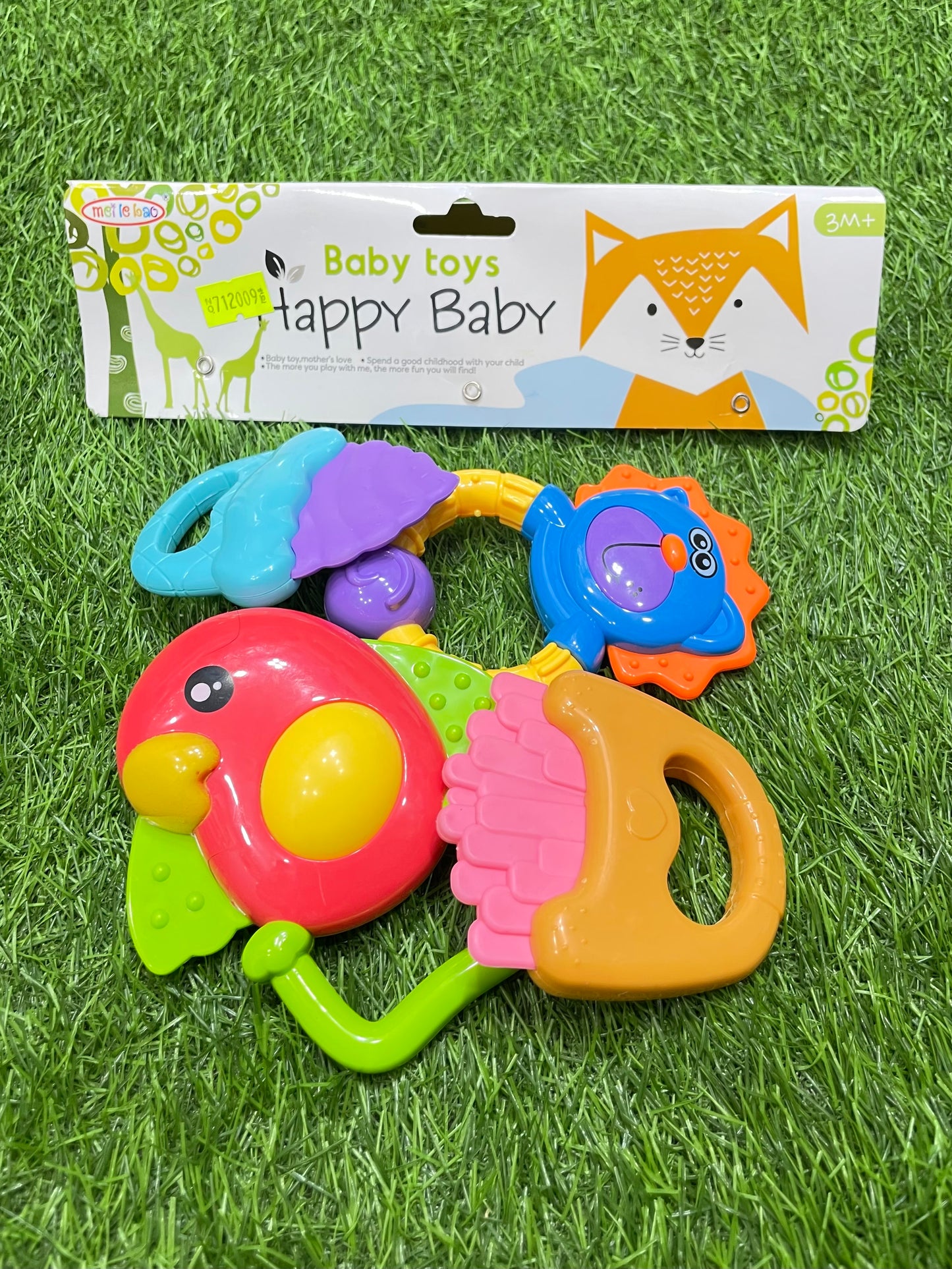 4pcs Newborn Rattle set (food grade)