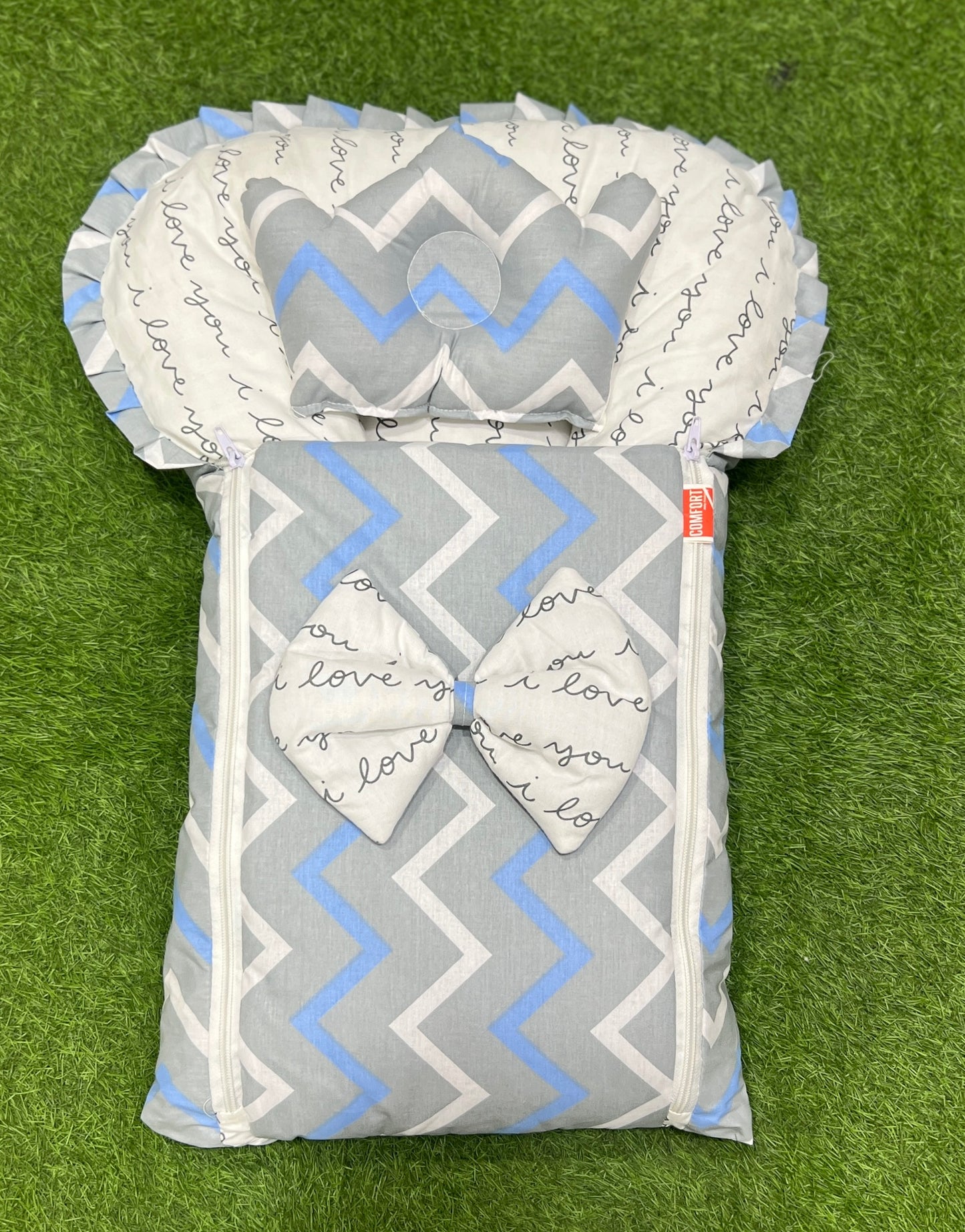 Butterfly Bow Carry Nest (Lining Grey)