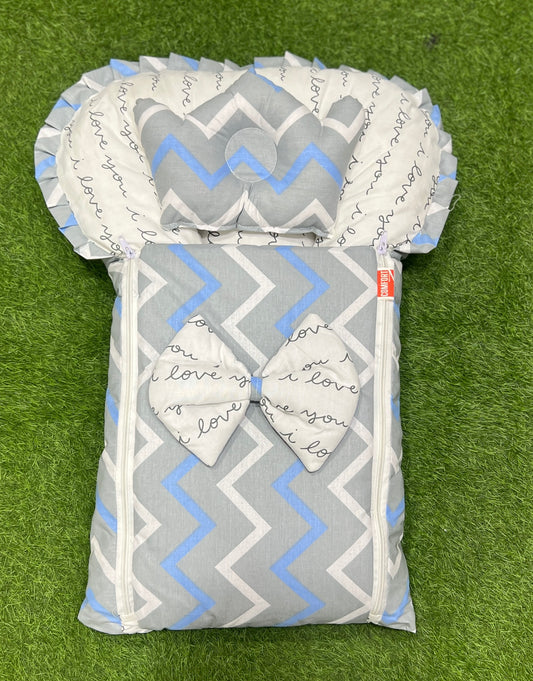Butterfly Bow Carry Nest (Lining Grey)
