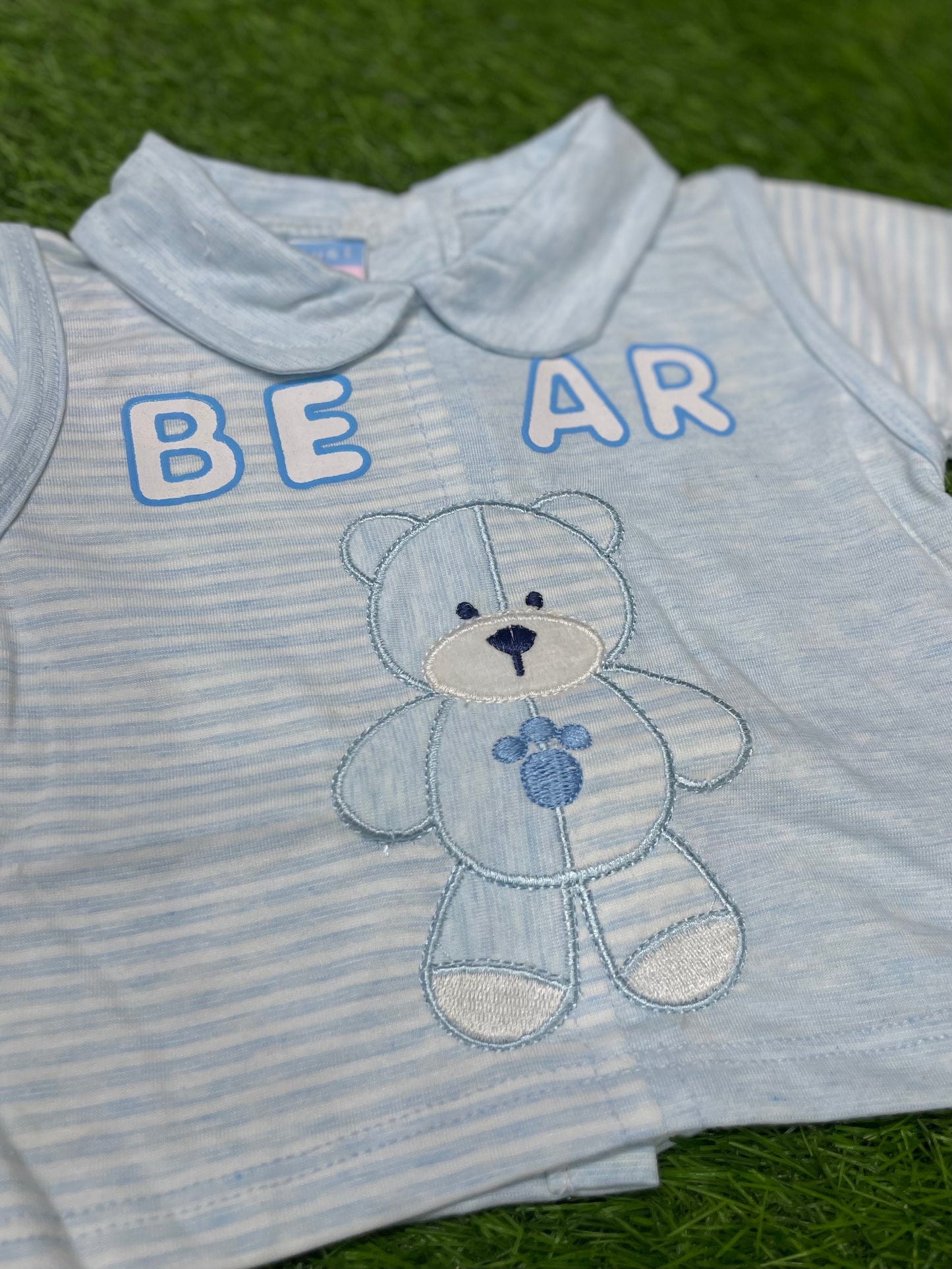 Bear Style Newborn Suit (blue)