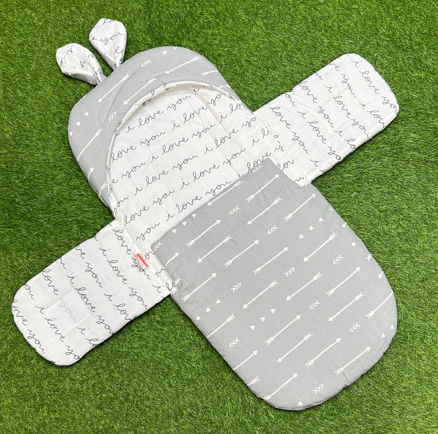 Rabbit Swaddle Cotton (Elegant Grey)