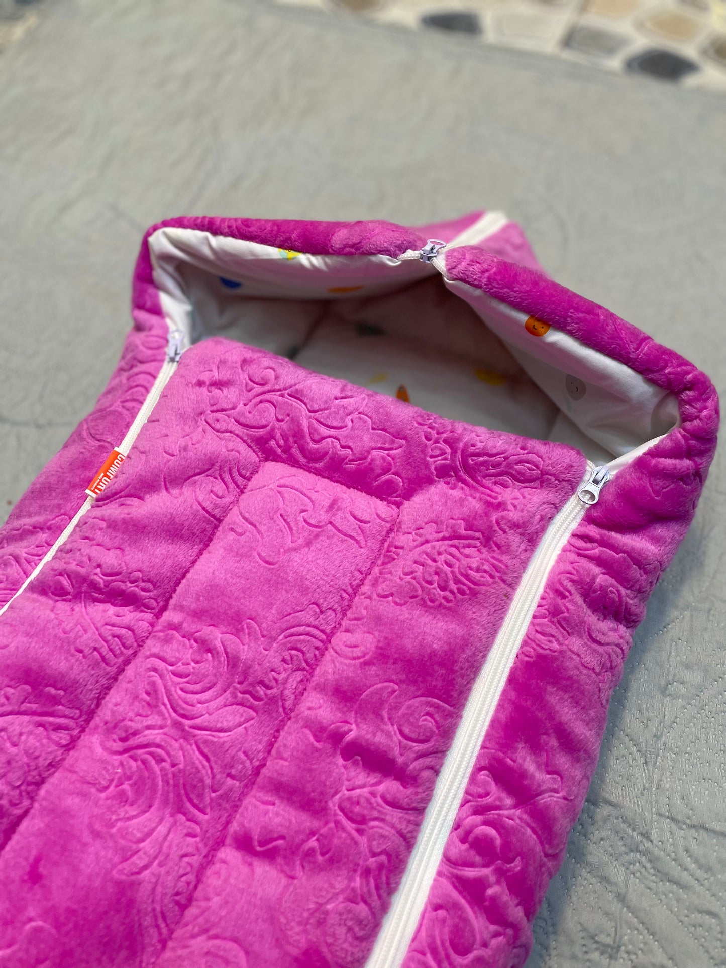 Premium Quality Hooded Carry Nest & Sleeping Bag (Pink)