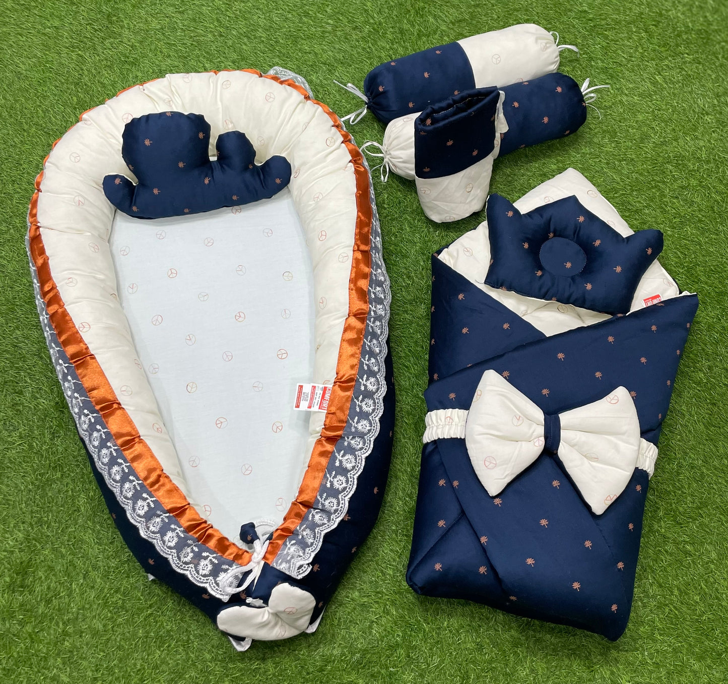 {Limited Edition} 9pcs Baby Snuggle Bed Set (Blue Legend)