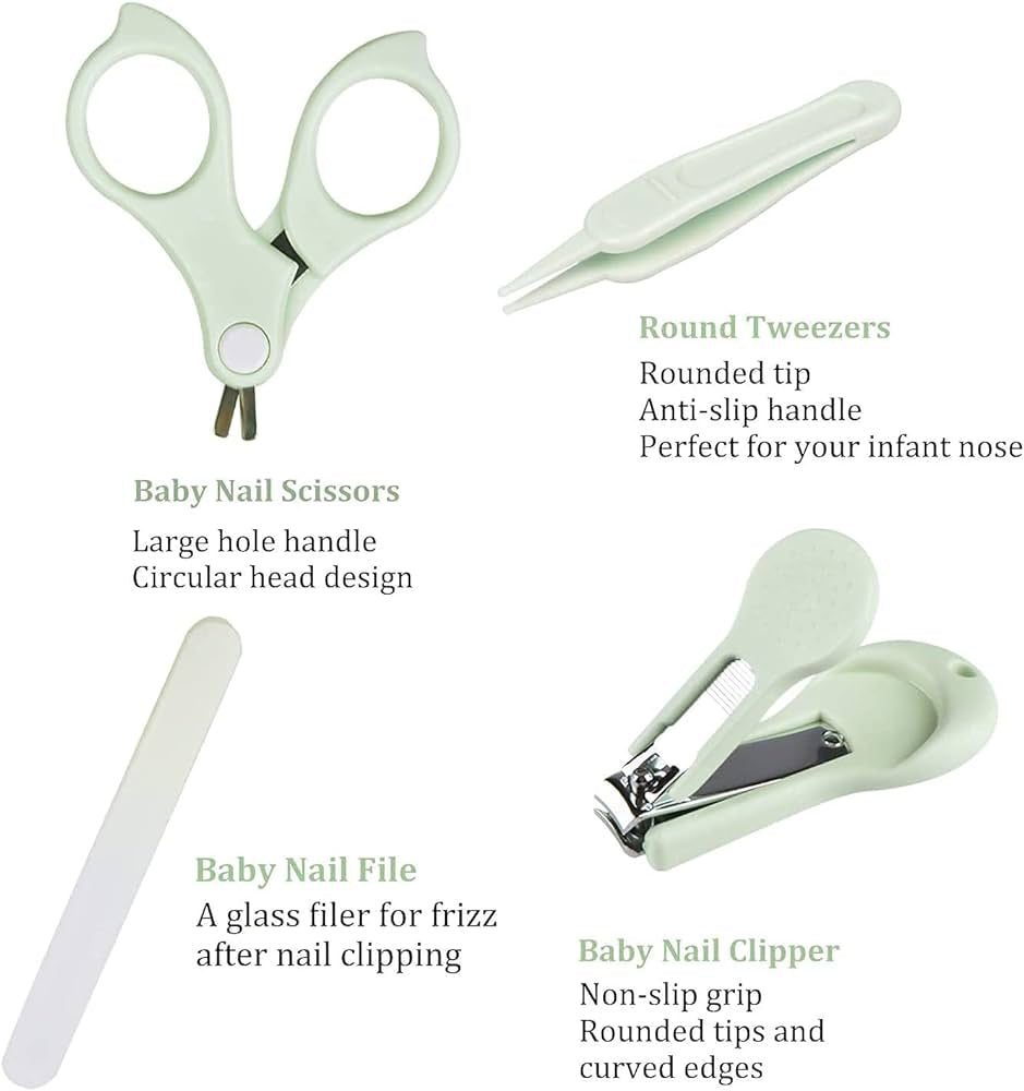 Penguin Baby Nail Kit 4 in 1 - Green