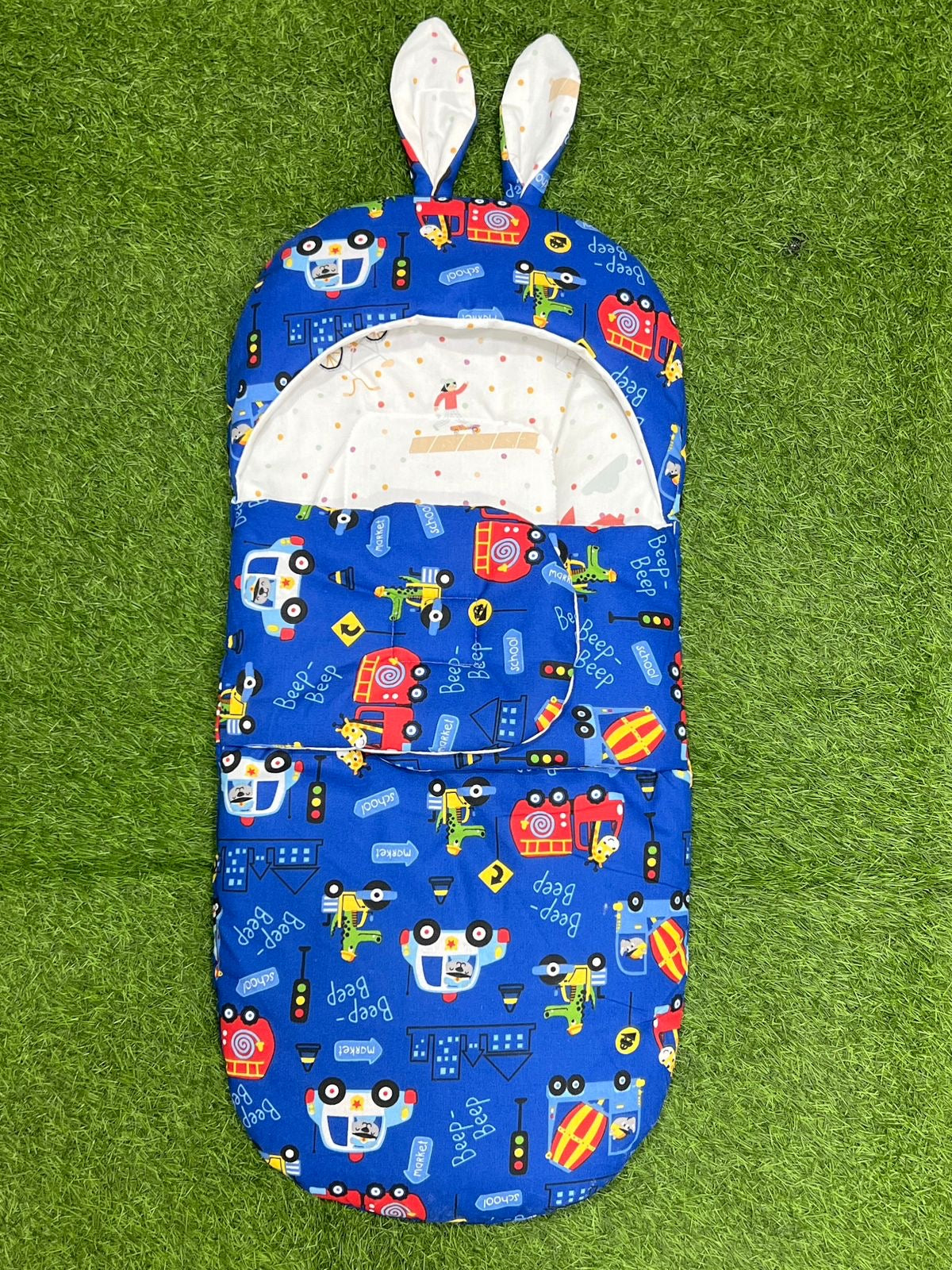 Rabbit Swaddle Cotton (Royal Blue)