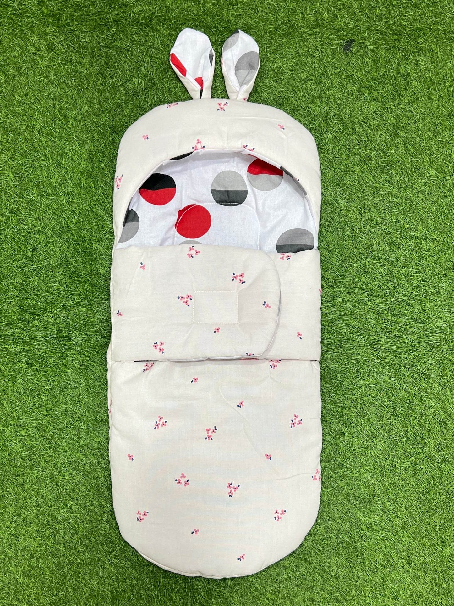 Rabbit Swaddle Cotton (Light Pink)