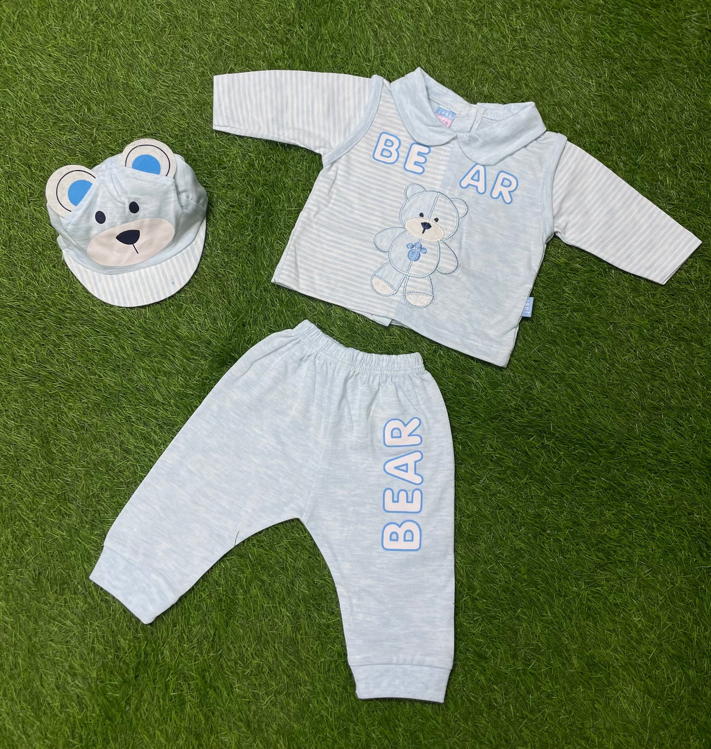 Bear Style Newborn Suit (blue)