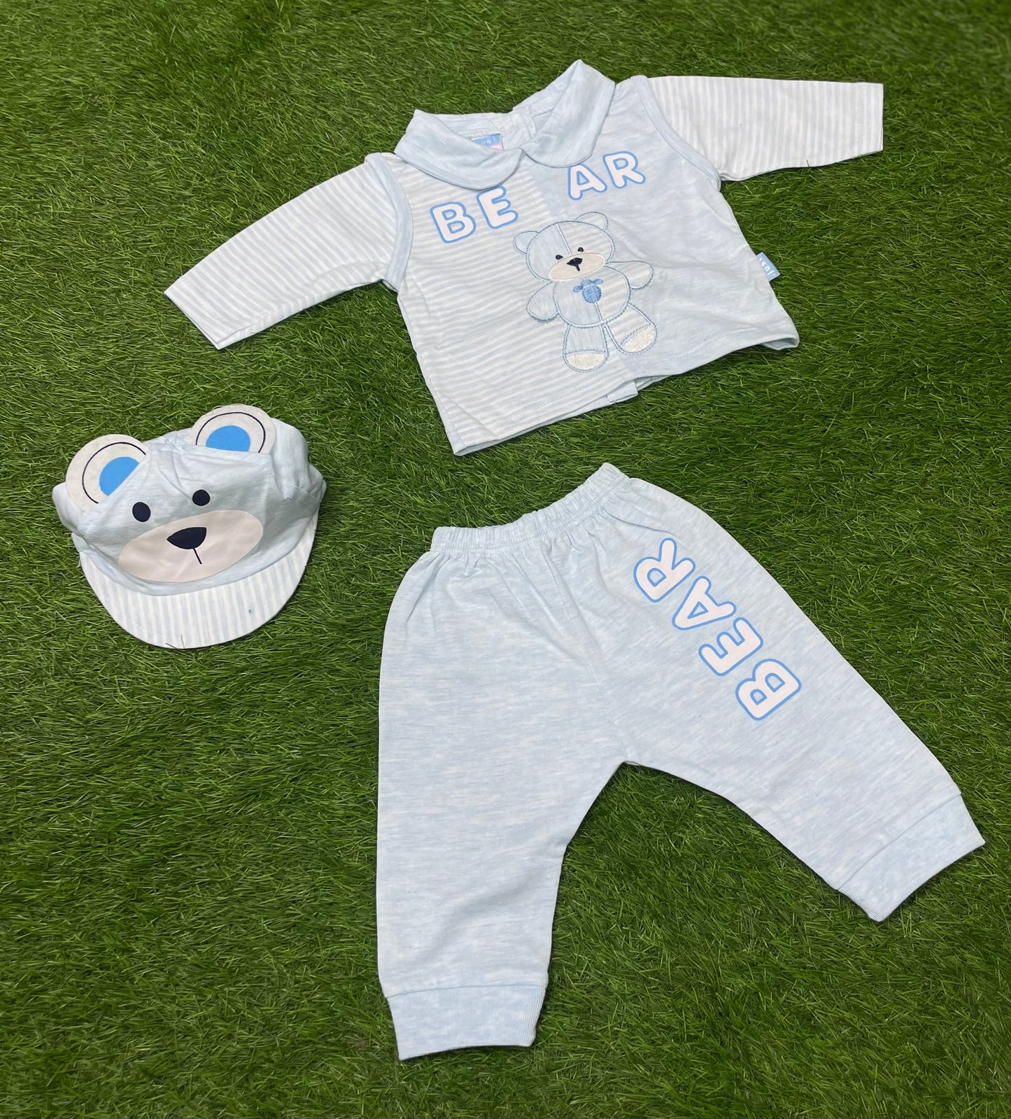 Bear Style Newborn Suit (blue)