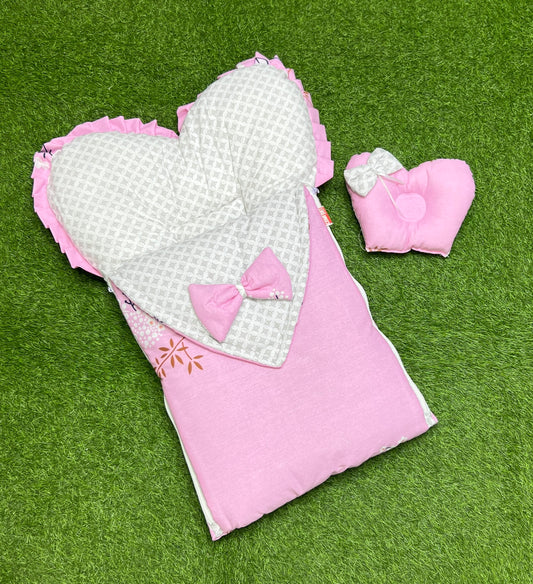 Heart Shaped Style Fancy Carry Nest - Pink