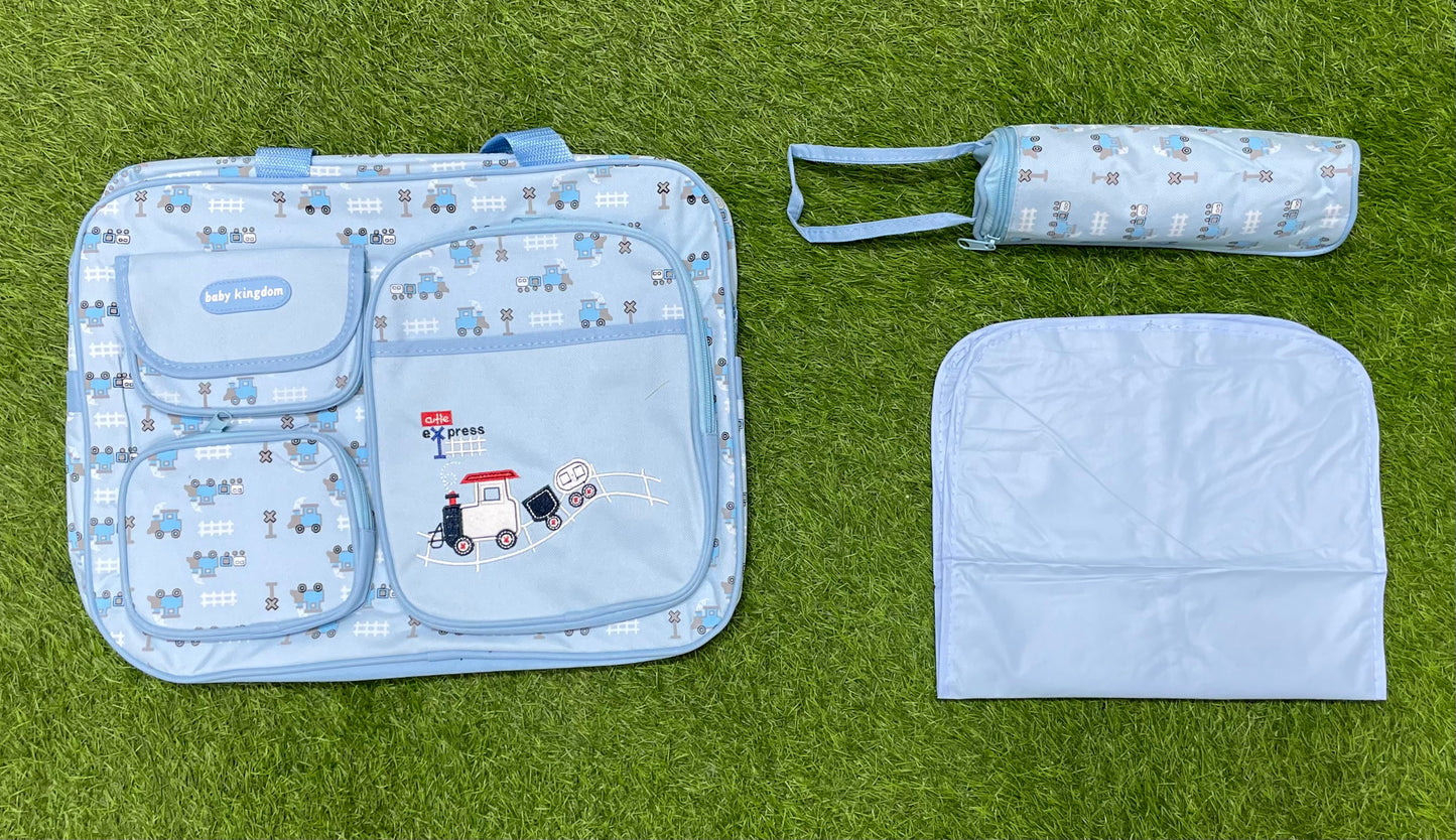 Imported Newborn 3pcs Maternity Bag Set - Blue