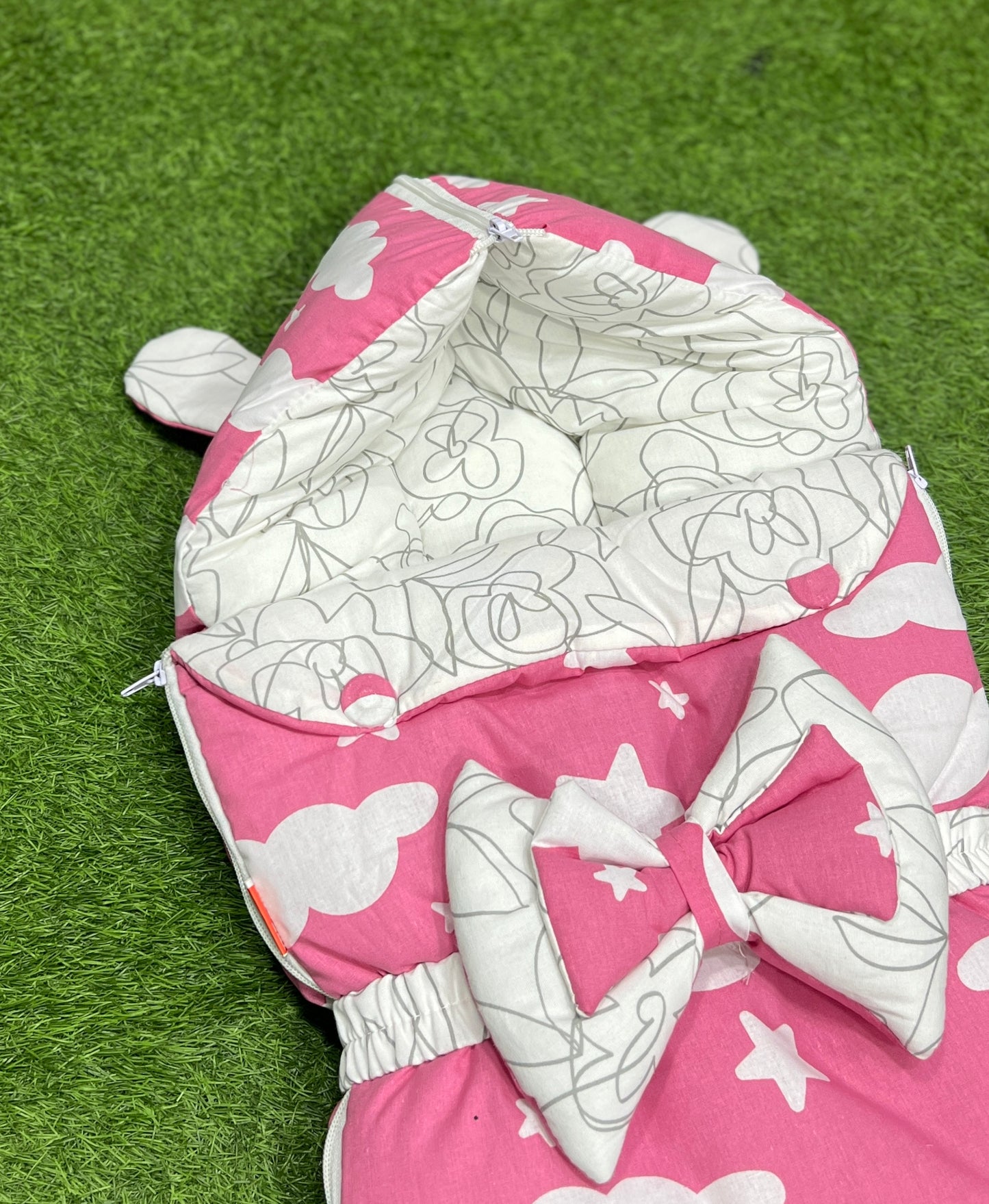 Double bow carry nest (Elegant Grey)