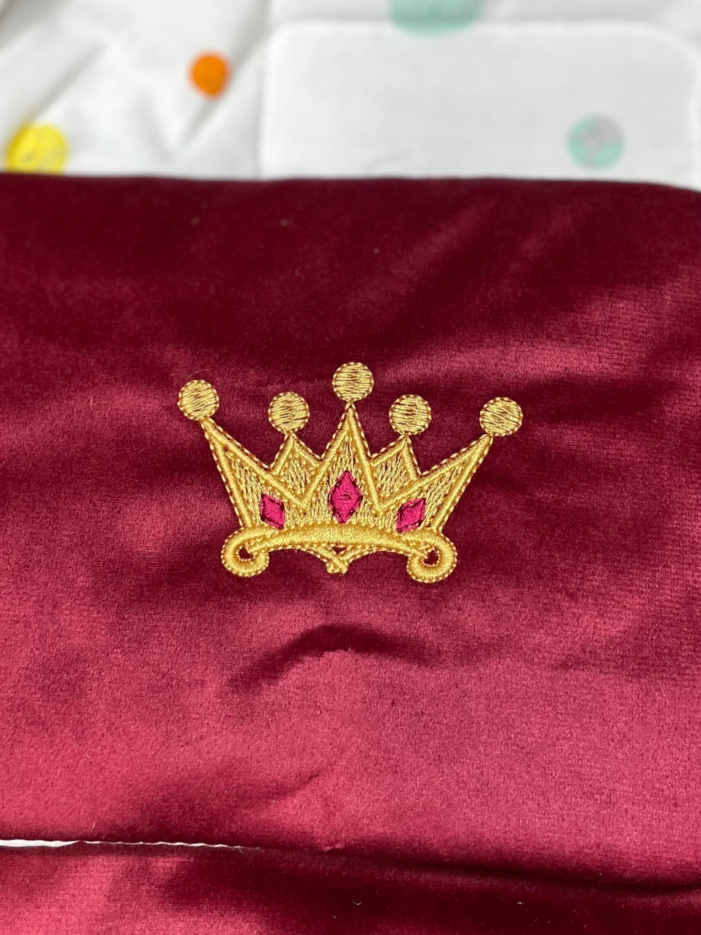 Plush Velvet - Baby Swaddle Wrap - Maroon