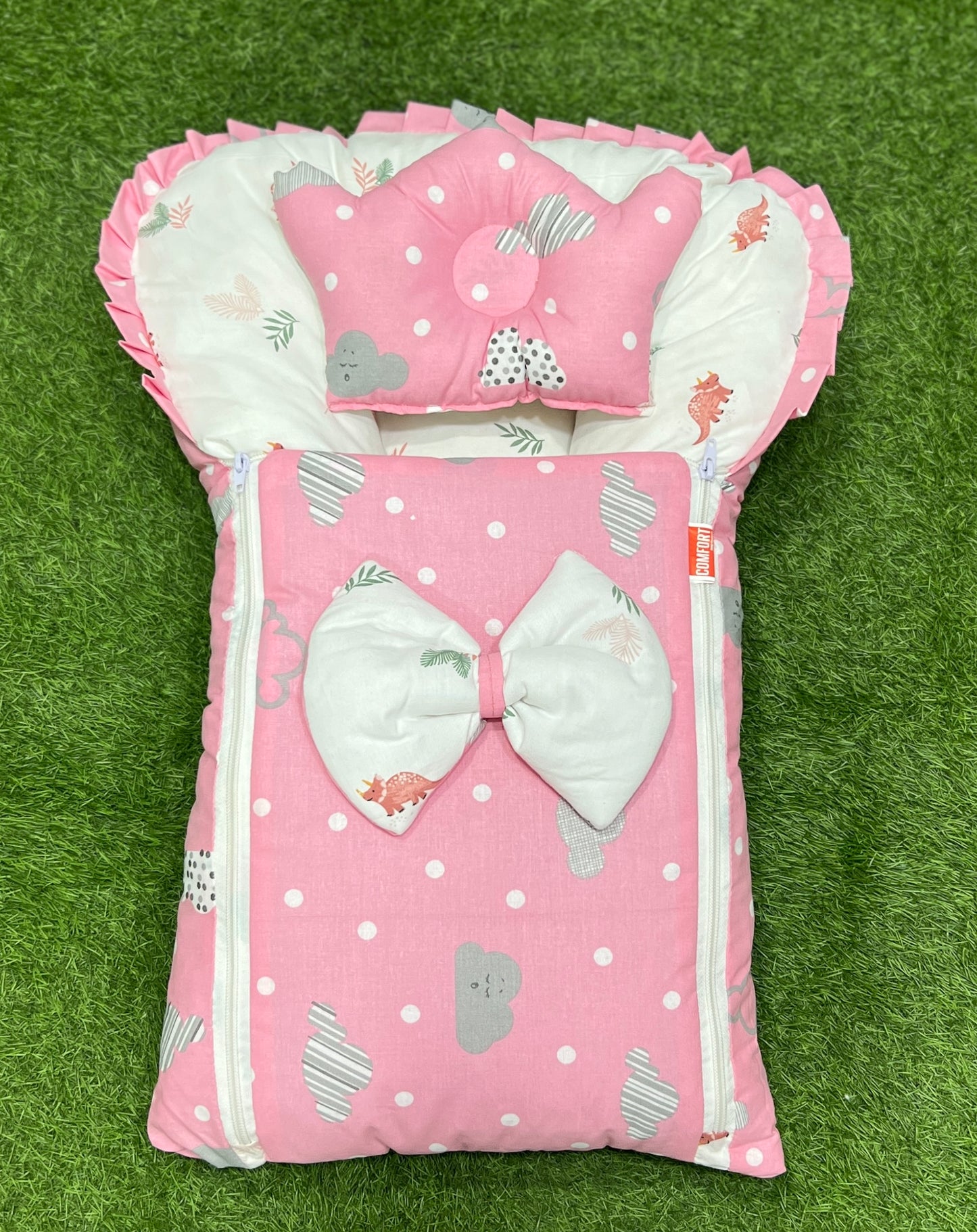 Butterfly Bow Carry Nest (Cute Pink)