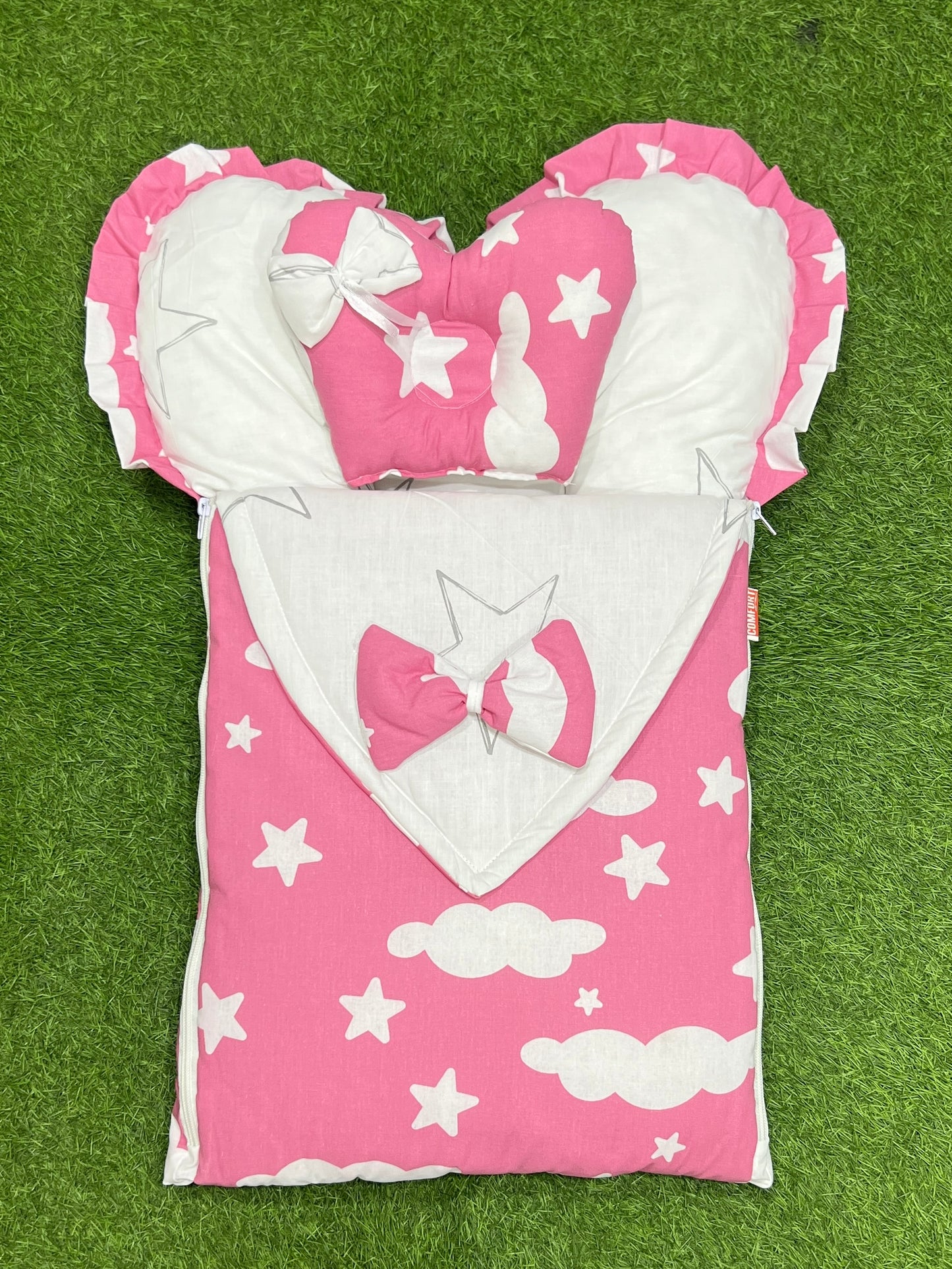 Heart Shaped Style Fancy Carry Nest - Pink