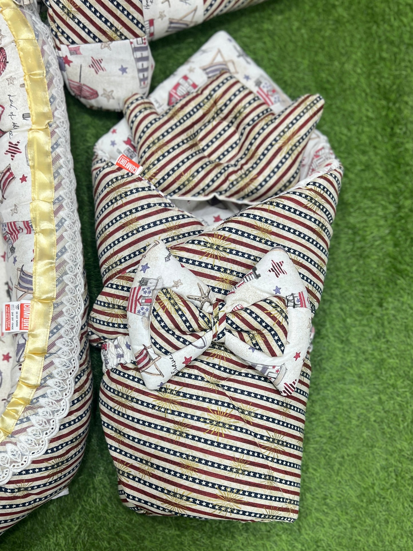 9pcs Baby Snuggle Bed Set - - (Desert Stars)