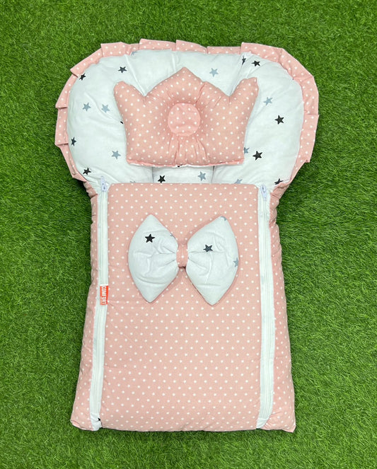 Butterfly Bow Carry Nest (Peach)