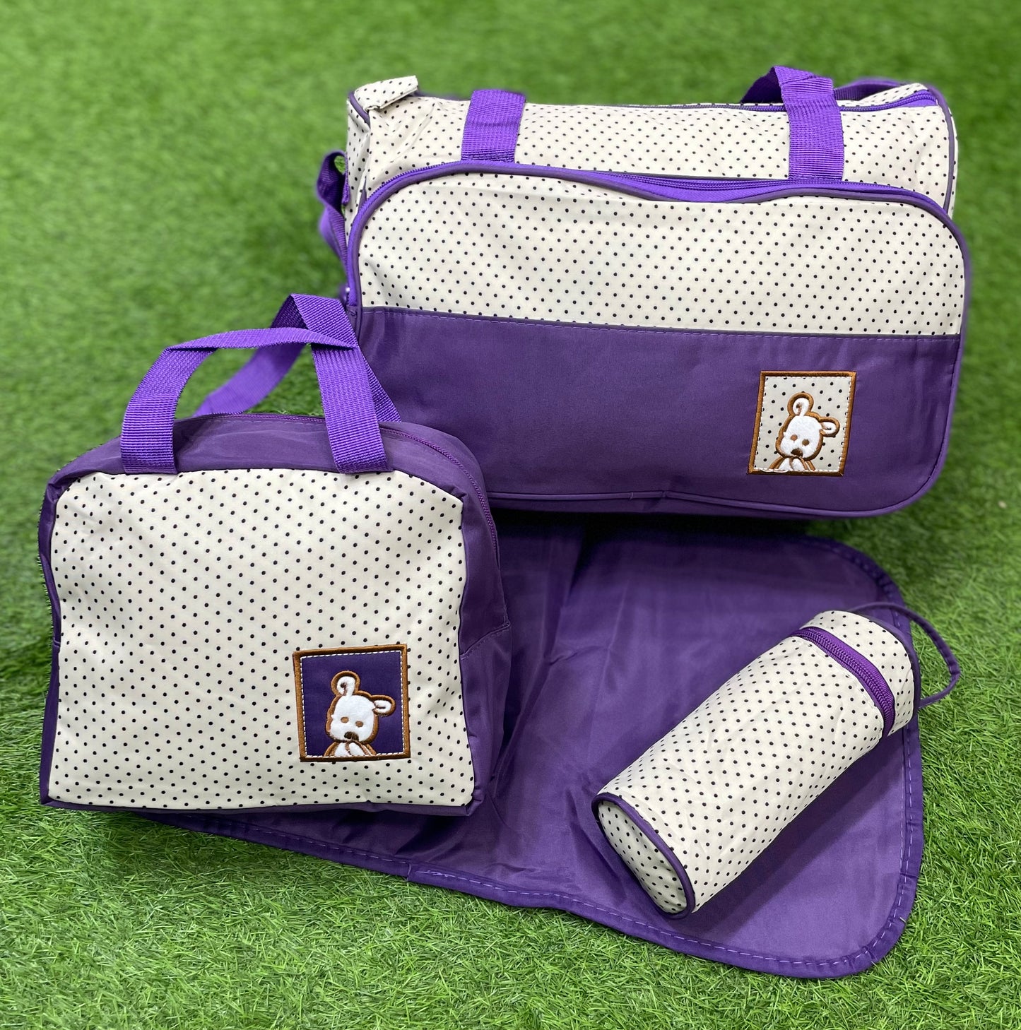 Imported 4PCS Love Me Bag Set - Purple